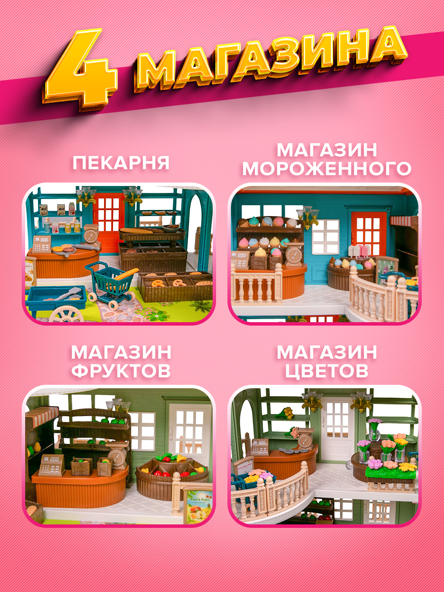 Домик для кукол Зайка любит 52 см с мебелью FDE87394 - фото 3