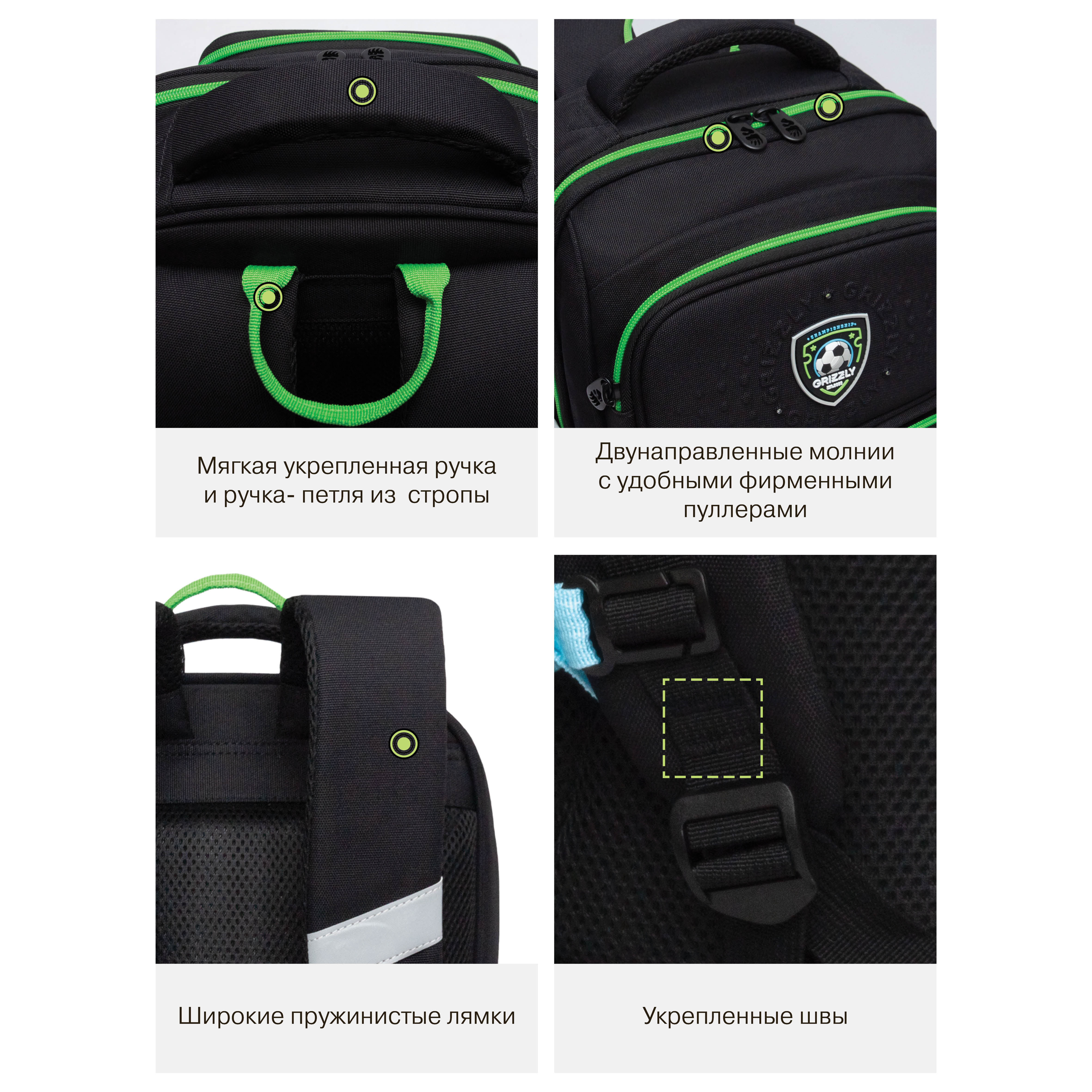 Рюкзак Grizzly Футбол - фото 13