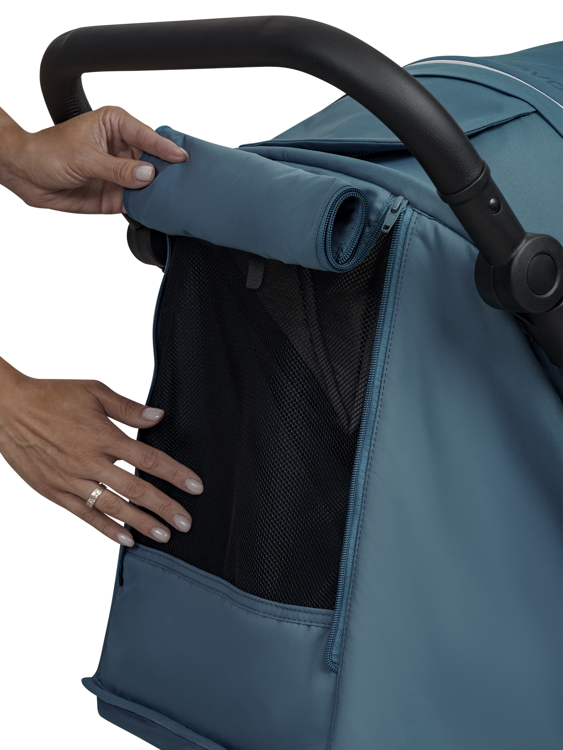 Коляска прогулочная JOVOLA Selena SL, всесезонная синий - фото 41