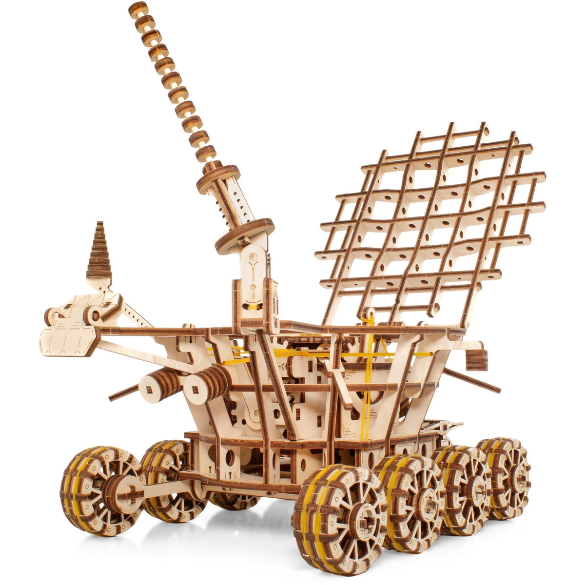 Конструктор Eco Wood Art Робот Луноход деревянный - фото 1