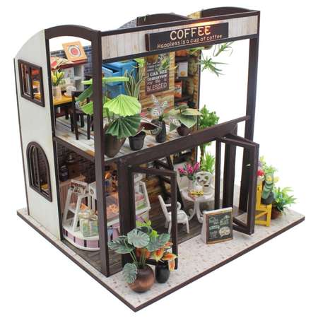 Интерьерный конструктор HitToy Румбокс Кофейня с куполом