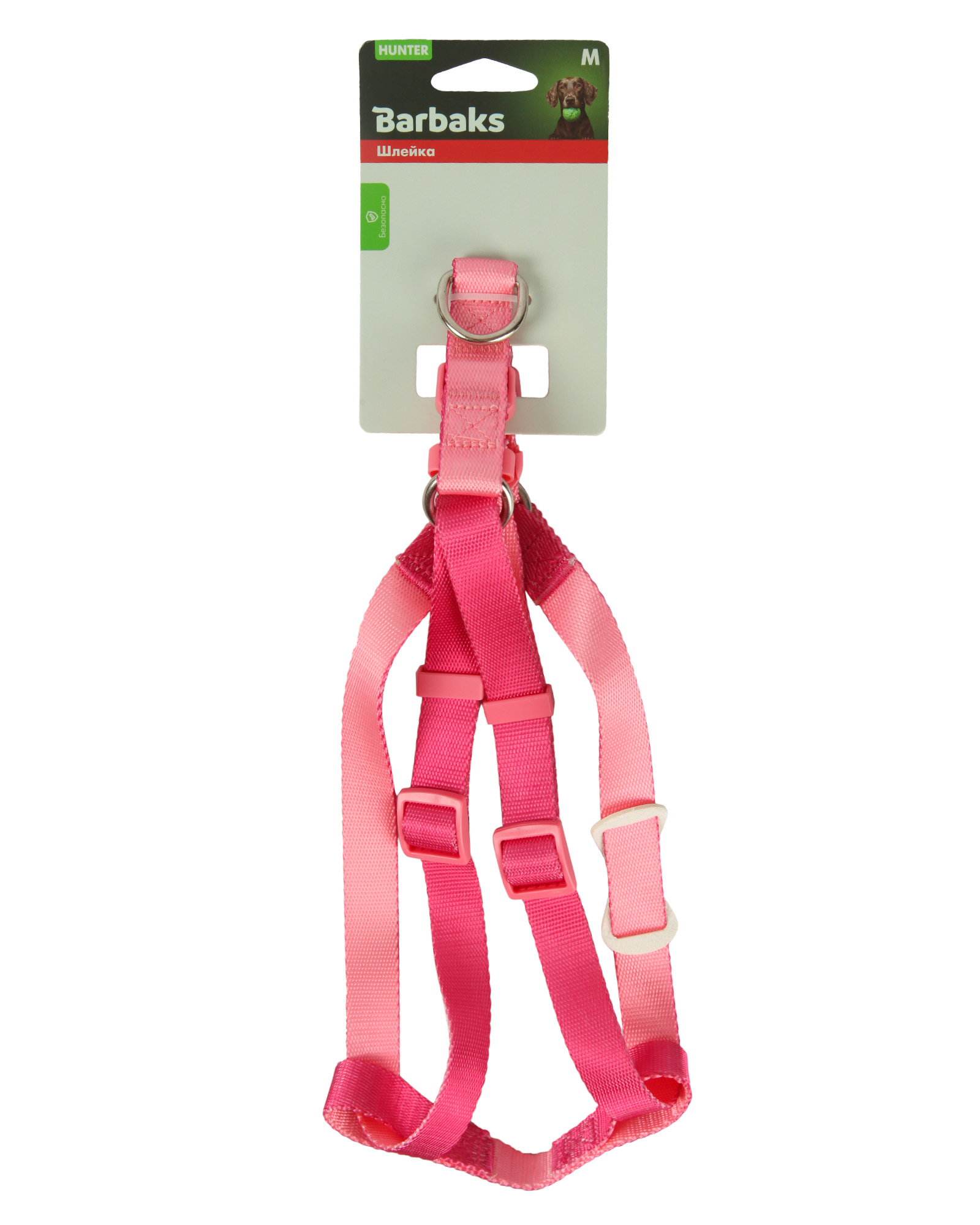 Шлейка для собак средних пород Barbaks Двуцвет M 2*50-75см - фото 7