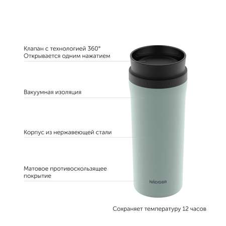 Термокружка мятная 500 мл NADOBA Juta
