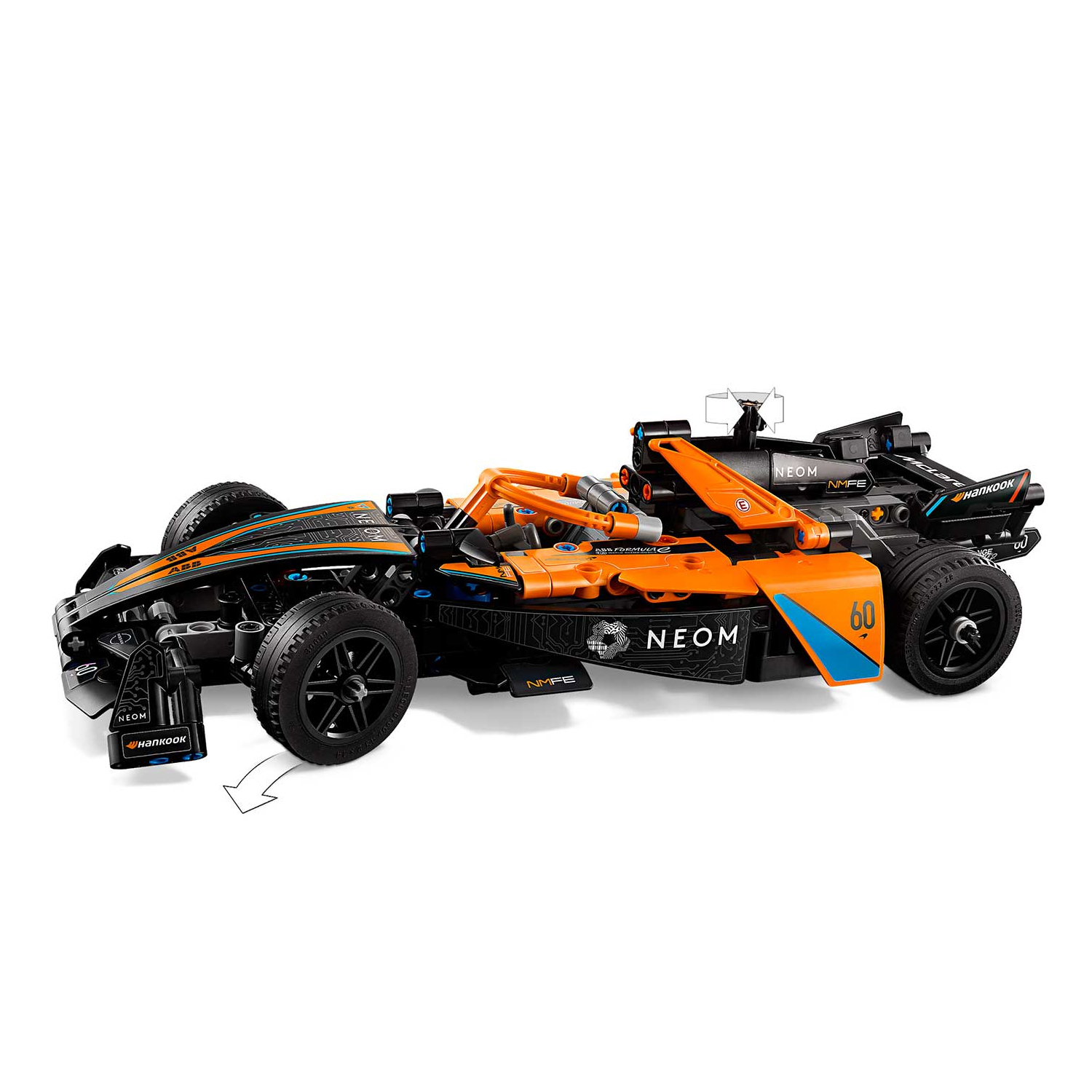 Конструктор LEGO Technic NEOM Formula E Pull-Back 452 дет. - фото 5