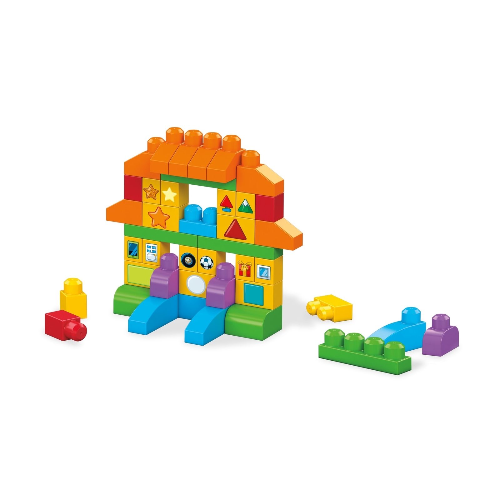 Конструктор Mega Bloks Набор обучающих блоков 150 дет. - фото 6