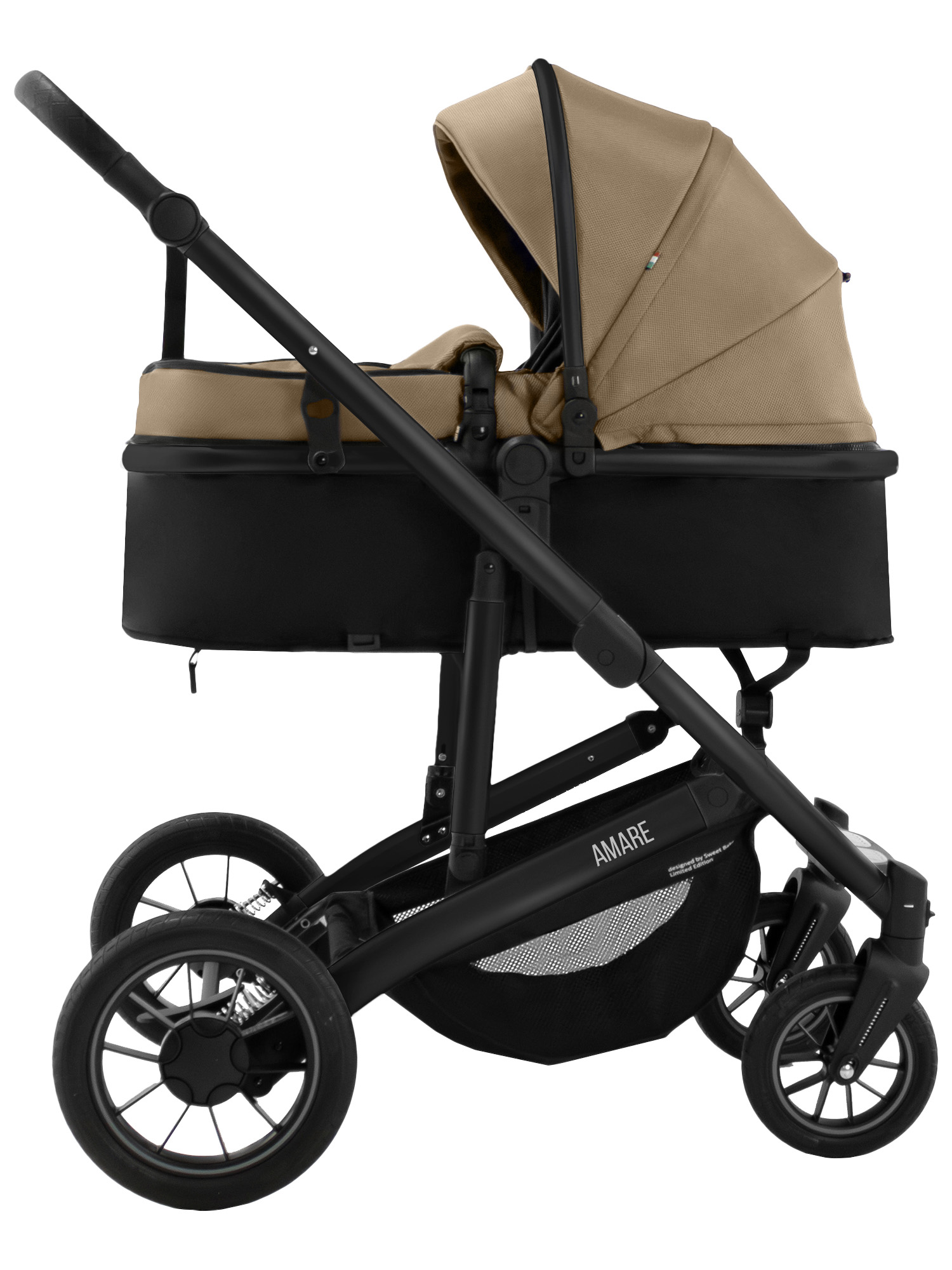 Коляска трансформер Sweet Baby Amare GL Beige бежевый - фото 15