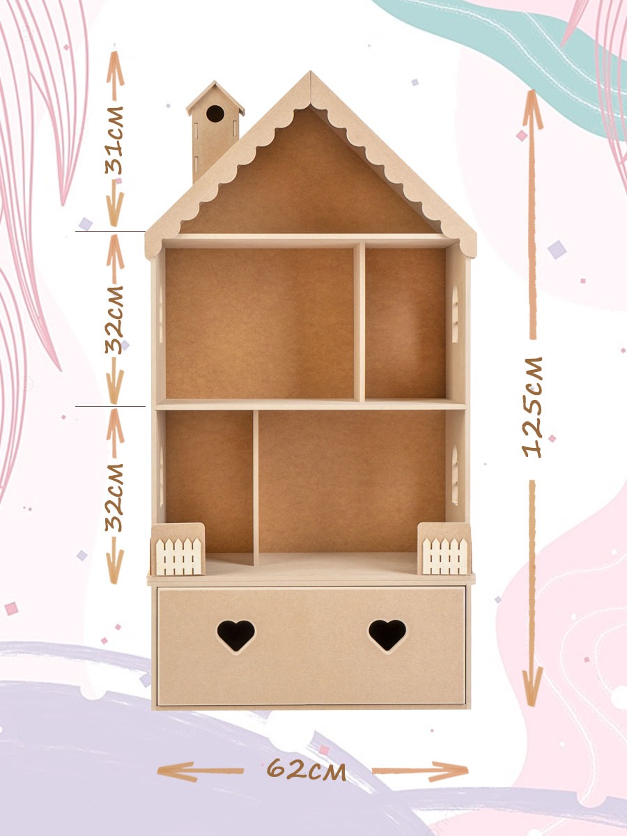 Домик для кукол Pema kids 000916 Луиза без окраш. - фото 2