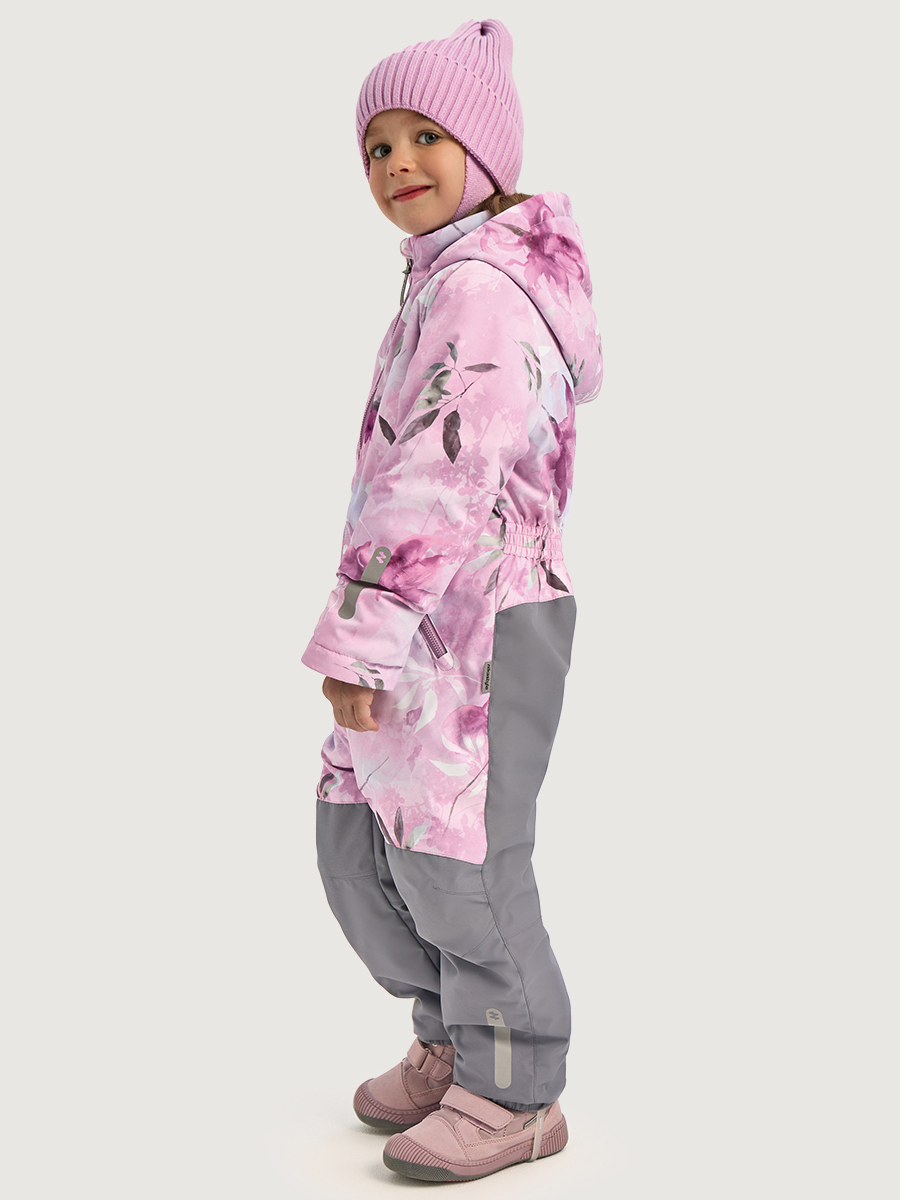 Комбинезон NIKASTYLE 8м3026 розовый/светло-серый - фото 3