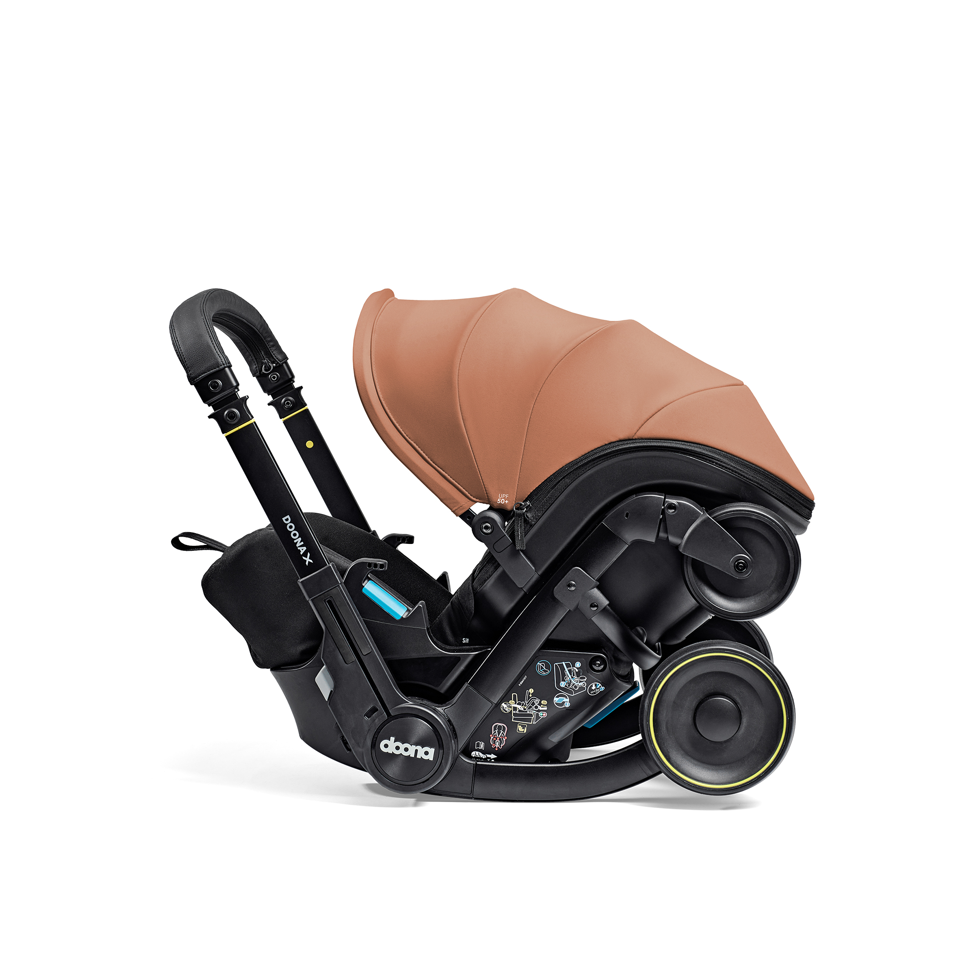 Автокресло Doona Doona X, цвет: Terracotta Isofix 0 (0 -13 кг) коричневый - фото 22
