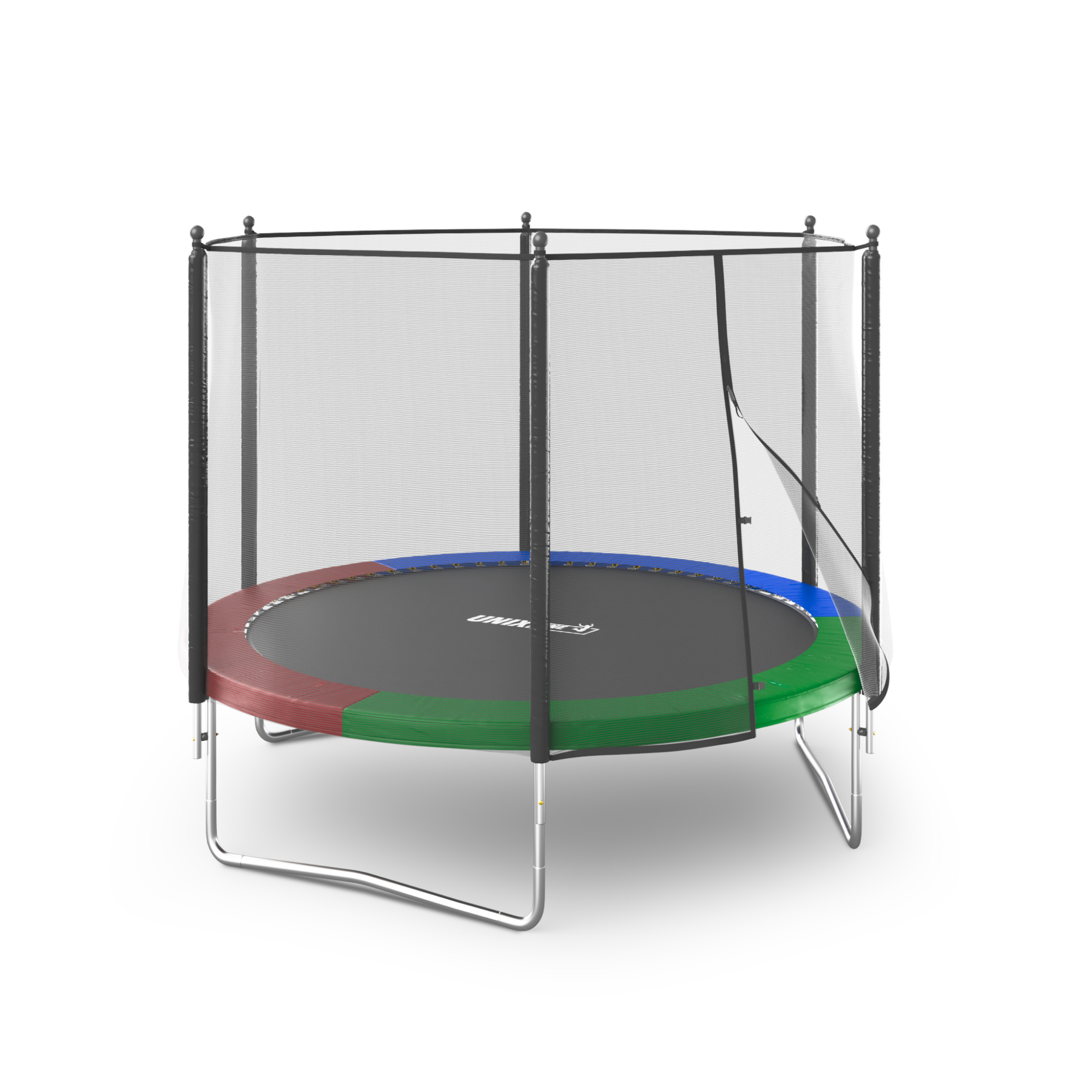 Батут каркасный Simple 10 ft UNIX line Color с внешней защитной сеткой общий диаметр 305 см до 140 кг - фото 15