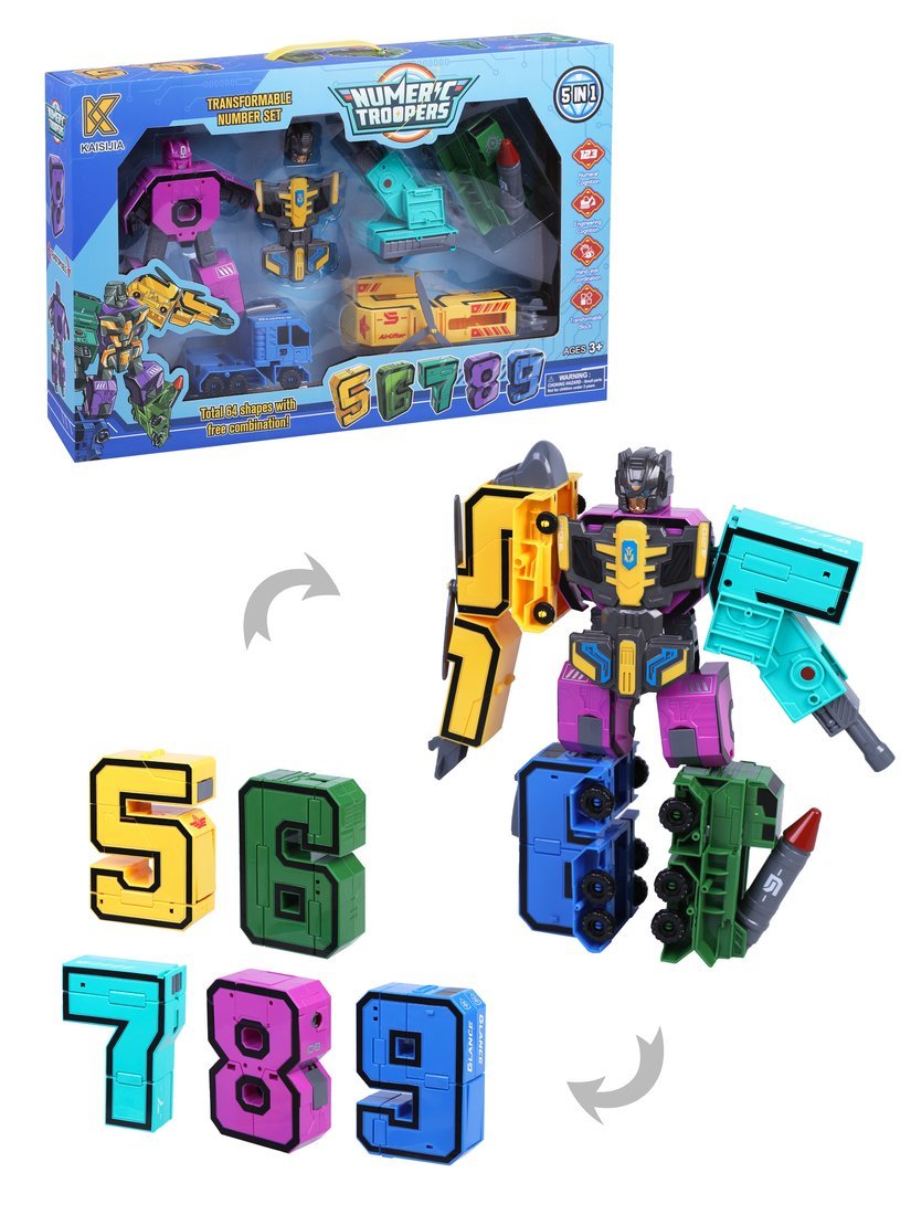 Игровой набор Наша Игрушка Машинки-цифры 7 - фото 1