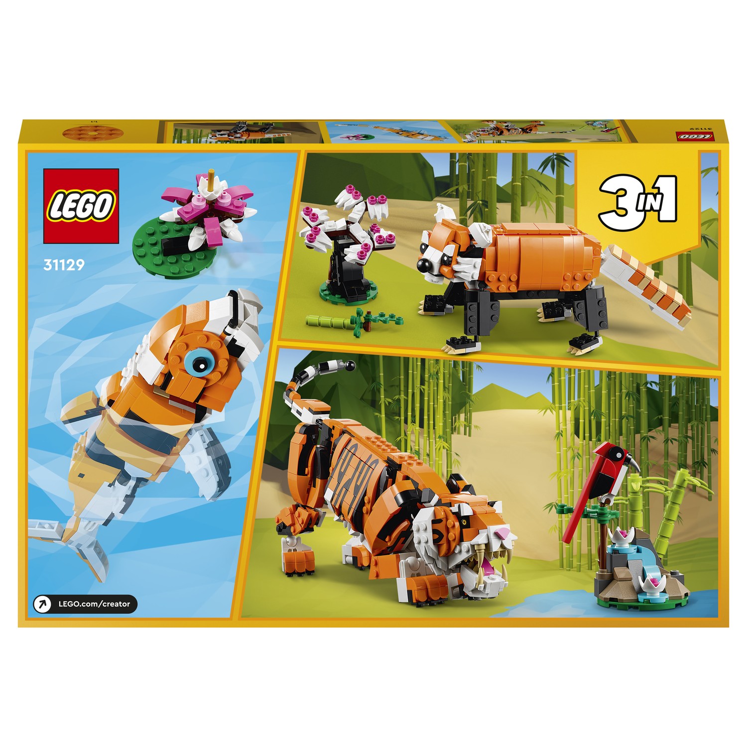 Конструктор LEGO Creator Величественный тигр - фото 3
