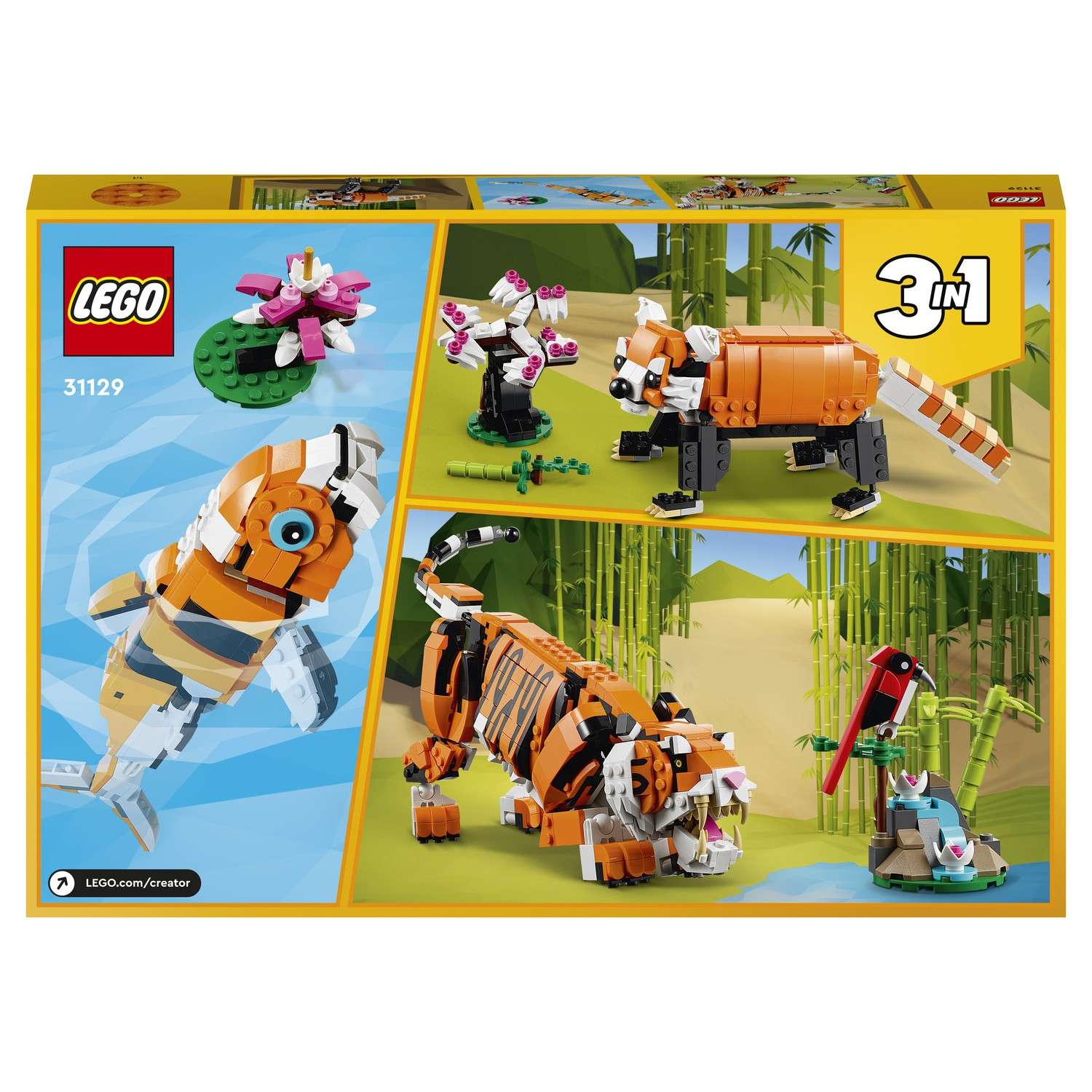 Конструктор LEGO Creator Величественный тигр - фото 3