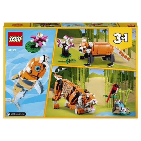 Конструктор LEGO Creator Величественный тигр блочный