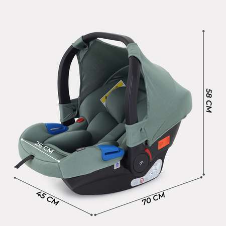 Автокресло MOWbaby STEP Green 0 (0 -13 кг)