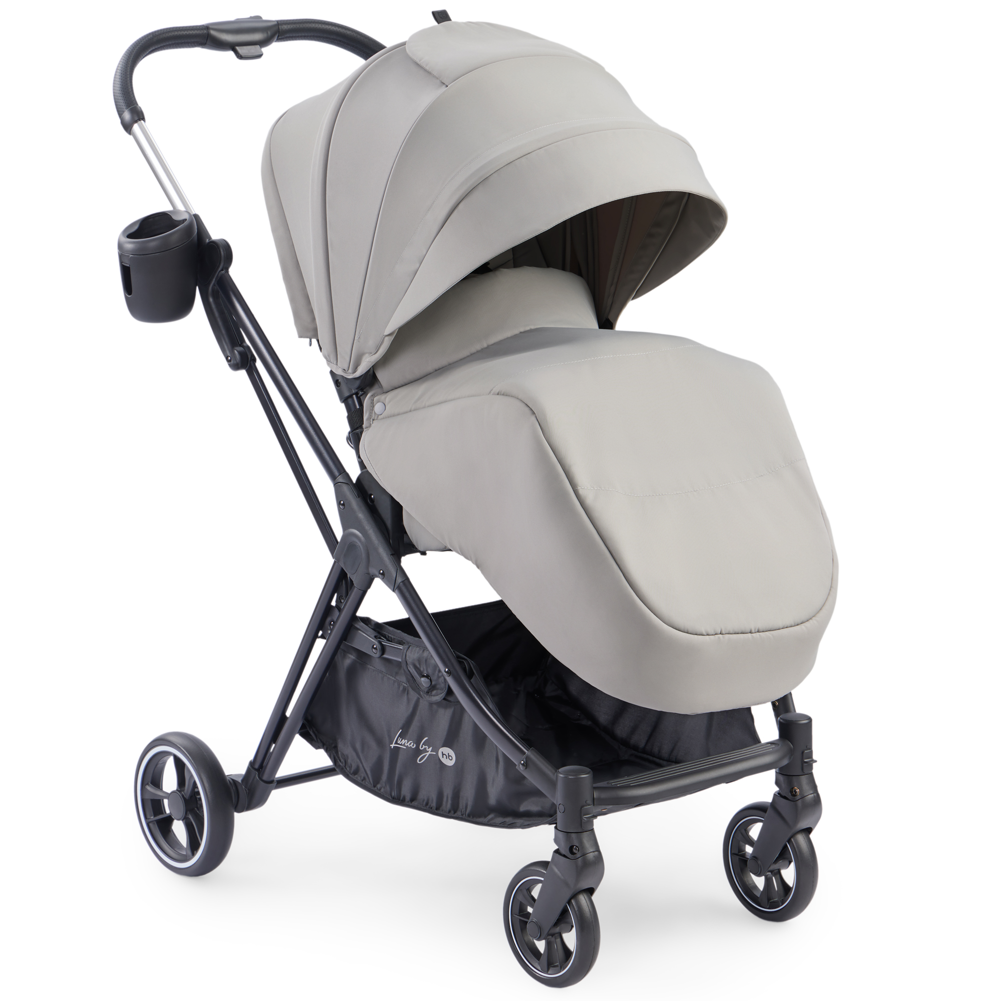 Коляска прогулочная Happy Baby Luna серый - фото 17