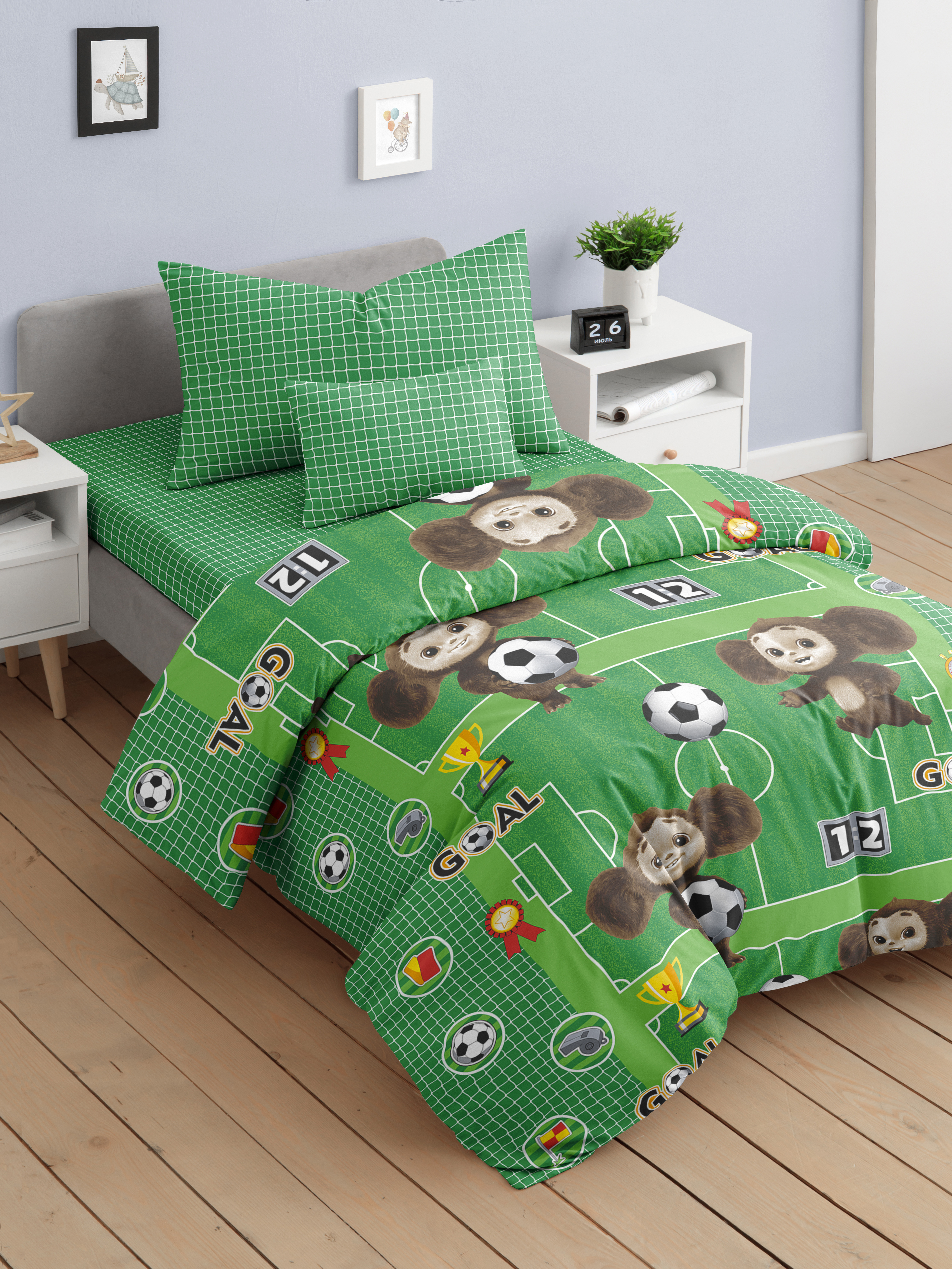 Комплект постельного белья Ночь Нежна полутораспальный 3 предм. - фото 5