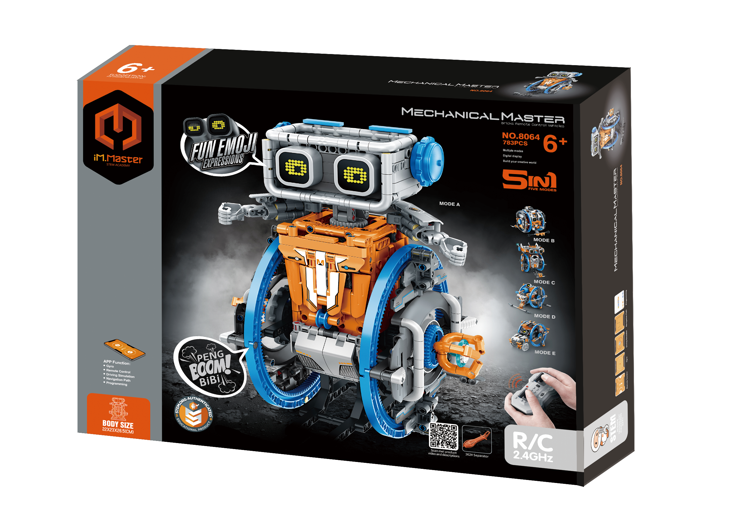 Конструктор Im.Master Роботы 5в1 - фото 6