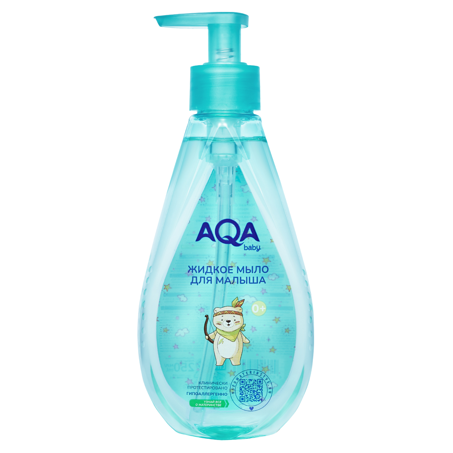 Мыло жидкое AQA baby 250 мл - фото 1