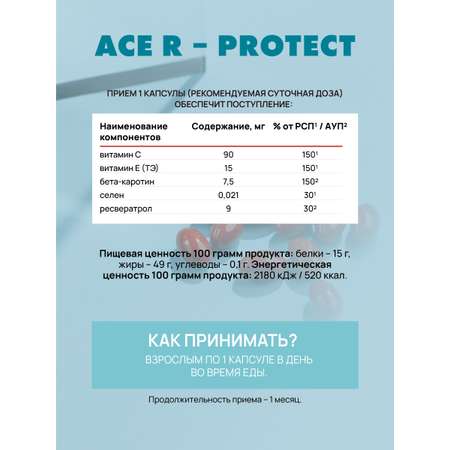 Art Life ACE R-protect. Арт Лайф Здоровье клеток, anti-age, иммунная поддержка.