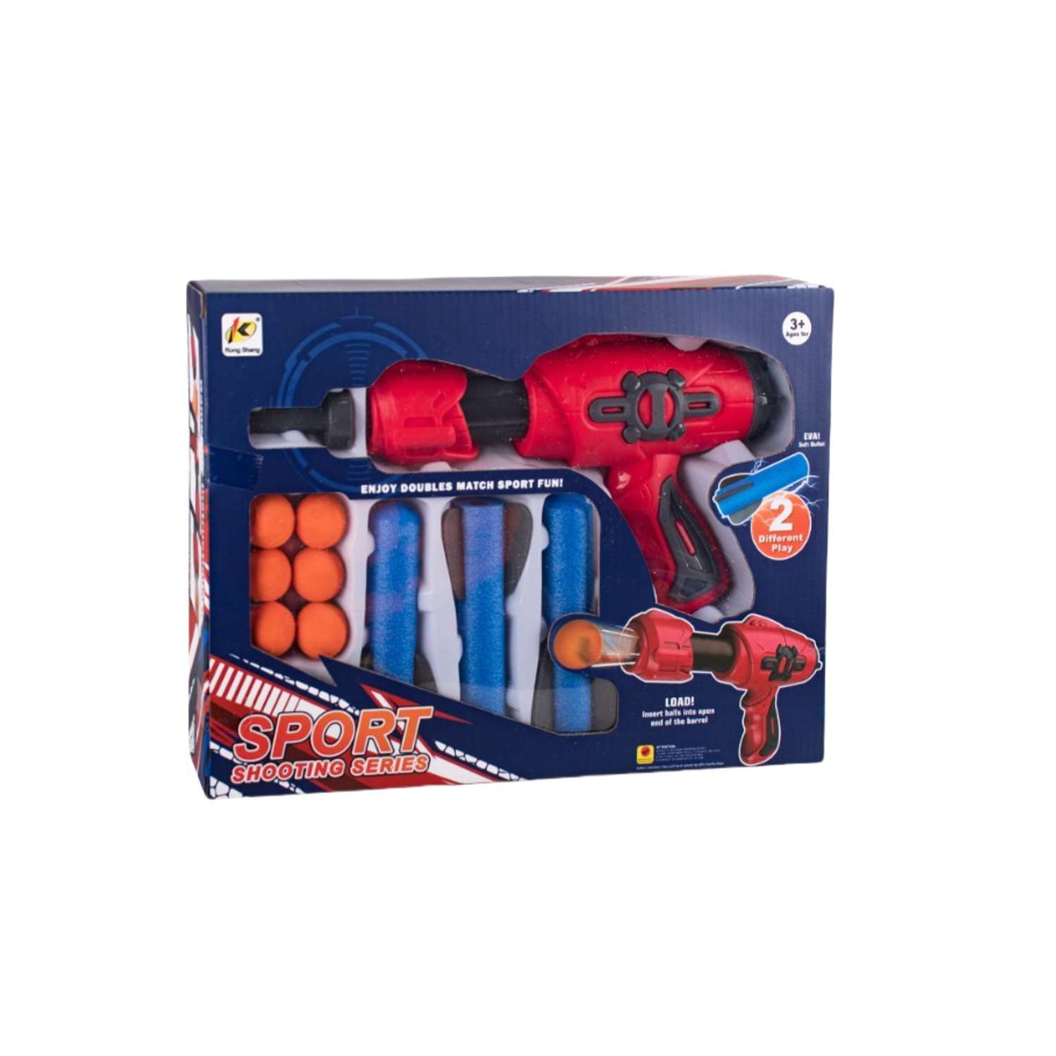 Бластер . с мягкими пулями в ассортименте - фото 1