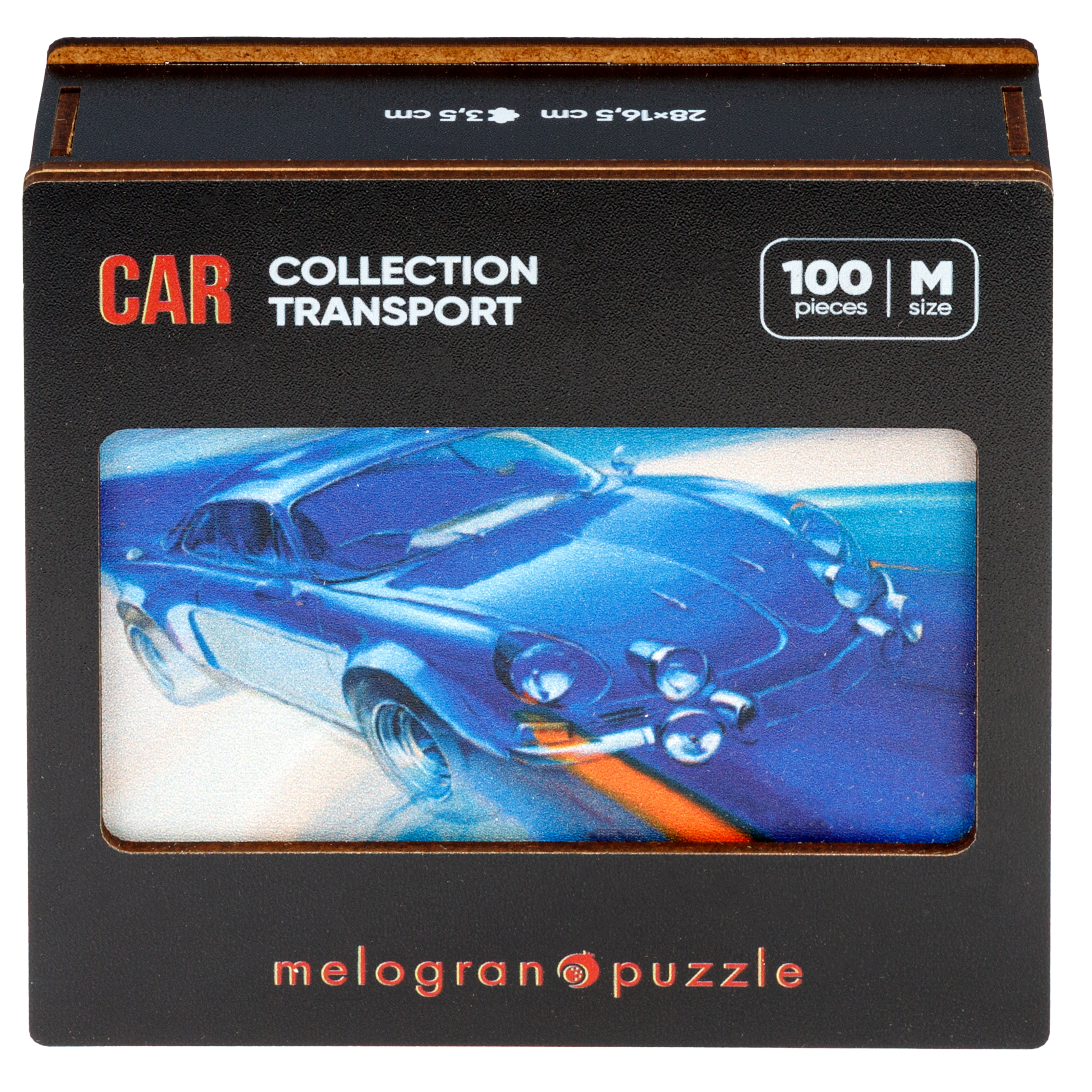 Пазл 1TOY Автомобиль ретро синий деревянный - фото 14