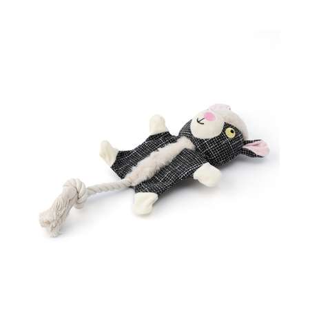 Игрушка для собак Barbaks Барашек Груня мягкий пищит шуршит 36*19см
