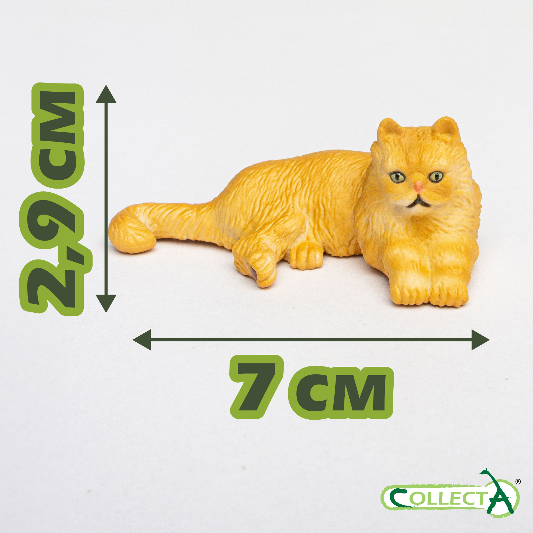 Фигурка Collecta Кот персидский лежачий, S - фото 2