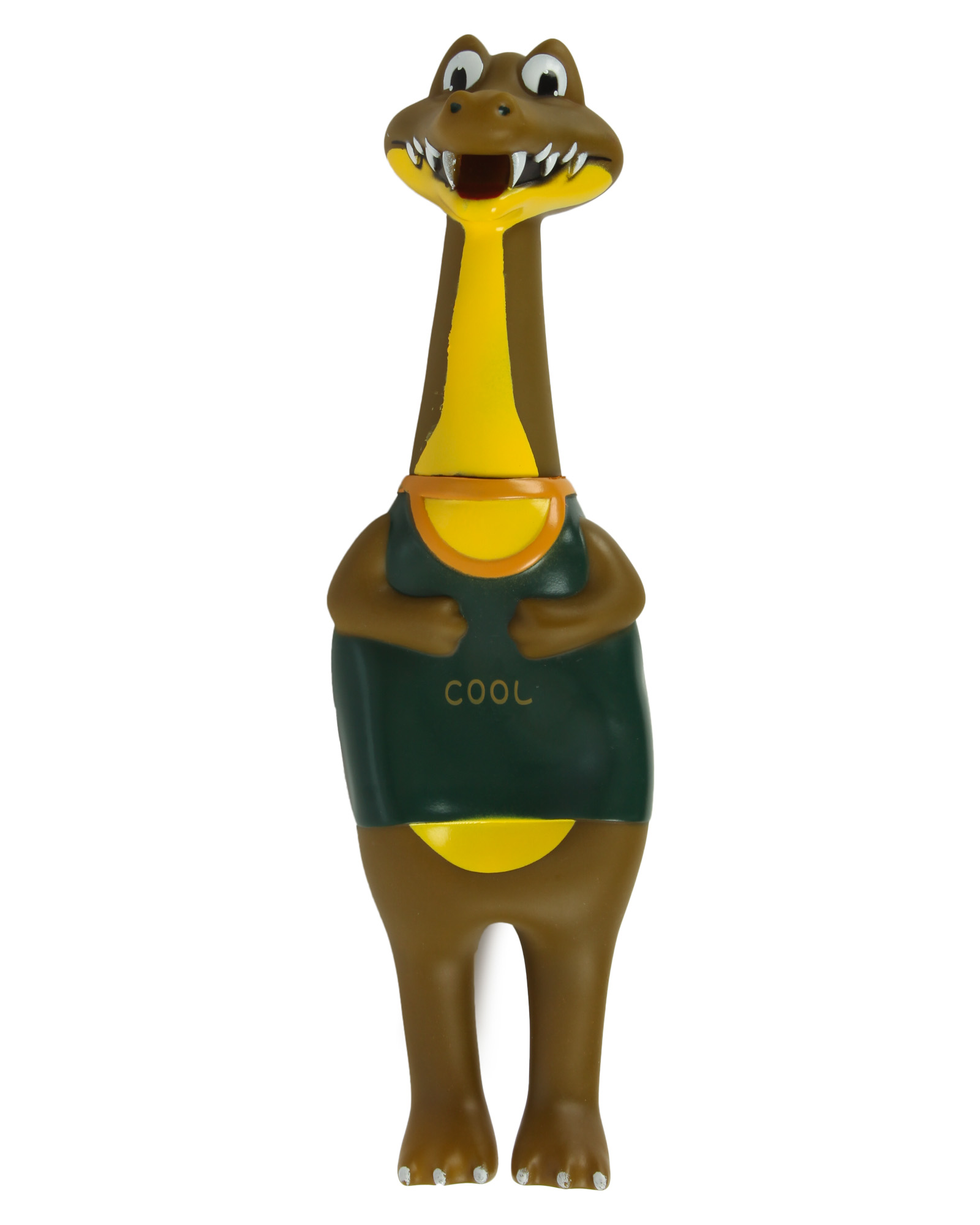 Изображение товара Игрушка для собак Barbaks Крокодил Фома виниловая 32.5 см с пищалкой