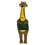 Игрушка для собак Barbaks Крокодил Фома виниловый с пищалкой 32.5см