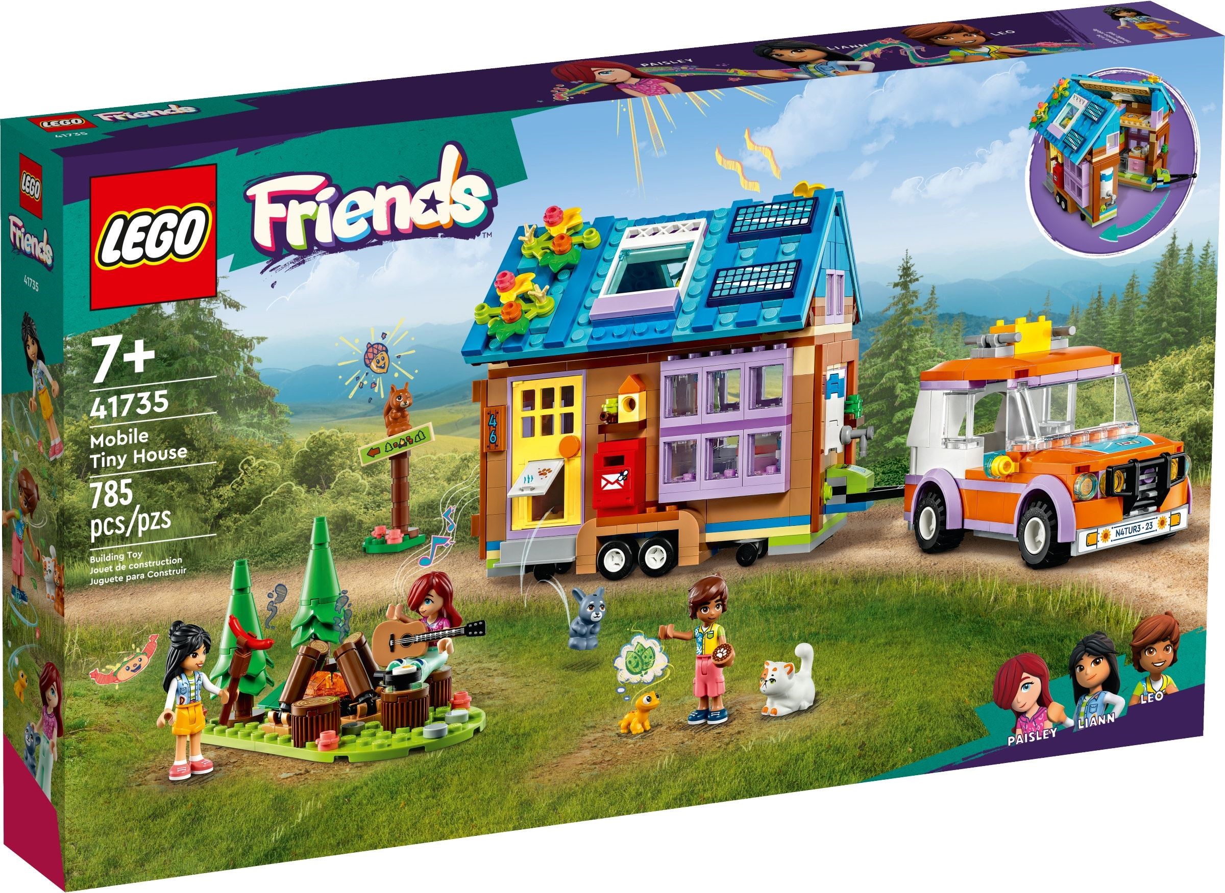 Изображение товара Конструктор LEGO Friends Передвижной домик 41735 для детей от 7 лет Изображение товара Конструктор LEGO Friends Передвижной домик 41735 для детей от 7 лет