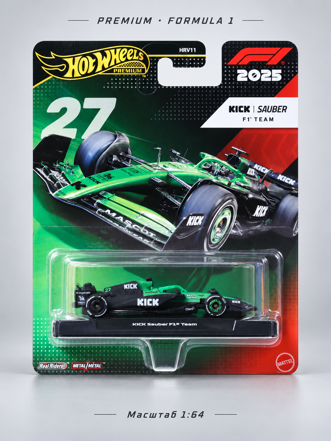 Болид Hot Wheels Formula 1 1:64 JKD84 - фото 1