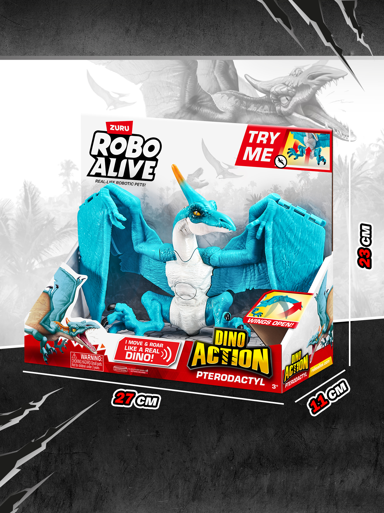 Фигурка Zuru ROBO ALIVE Птеродактиль - фото 3