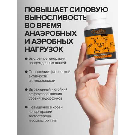 Спортивное питание Цыгапан CigaPan Цыгапан аминокислоты комплекс для мужчин и женщин, 90 капсул