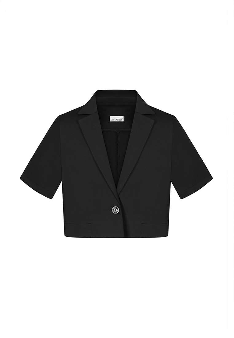Жакет Stylish AMADEO AJ-1085-черный - фото 1