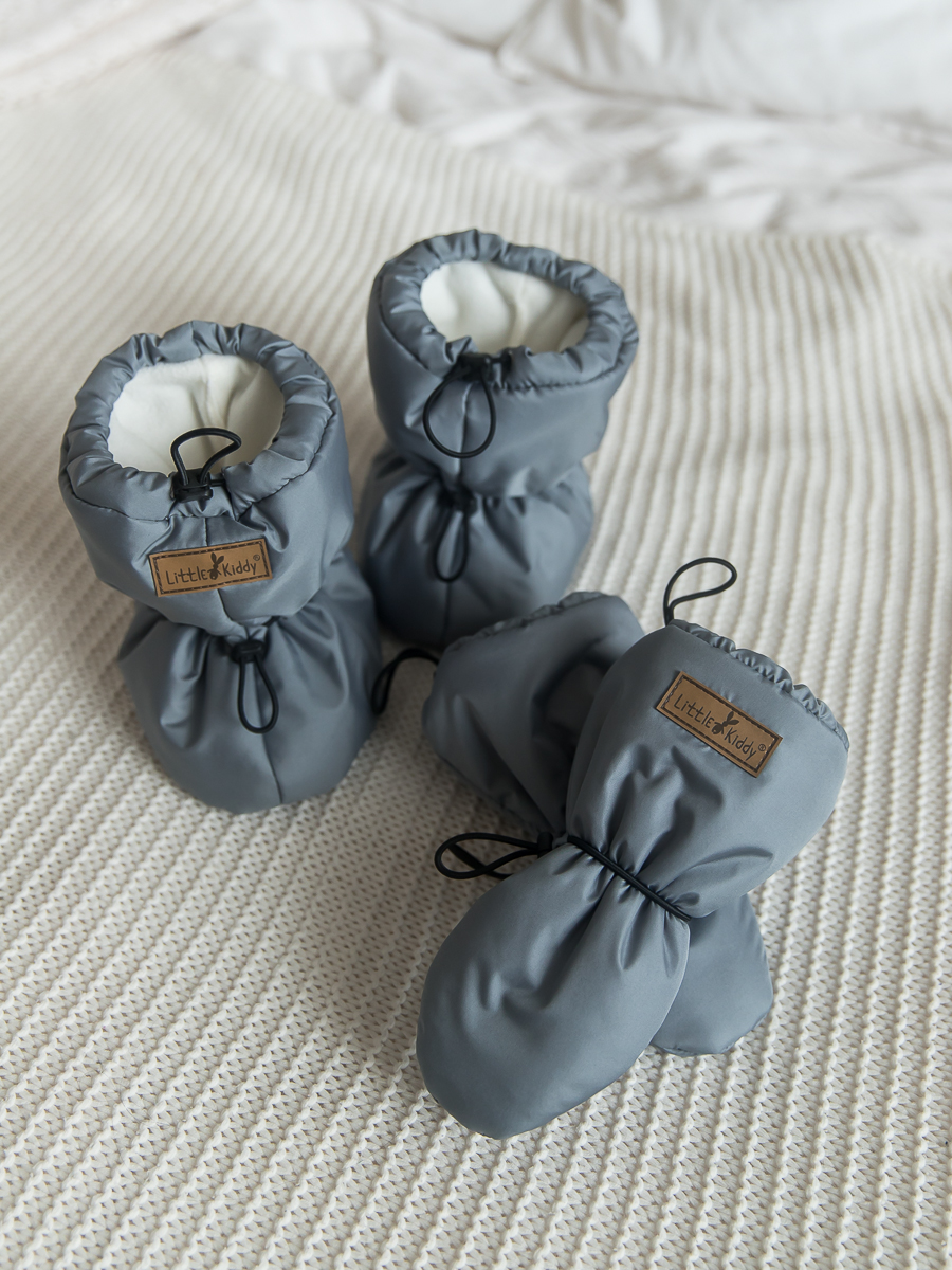 Пинетки LittleKiddy komplekt_demiсерый - фото 3