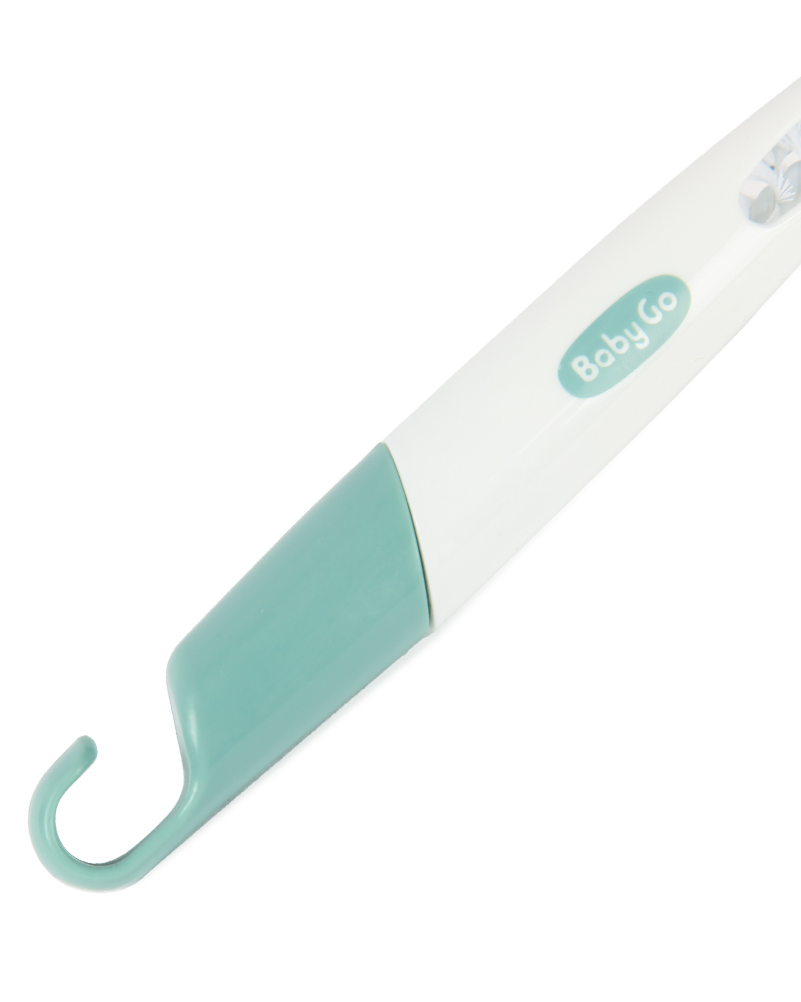 Ершик для бутылочек и сосок BabyGo 2в1 с губкой зеленый - фото 3