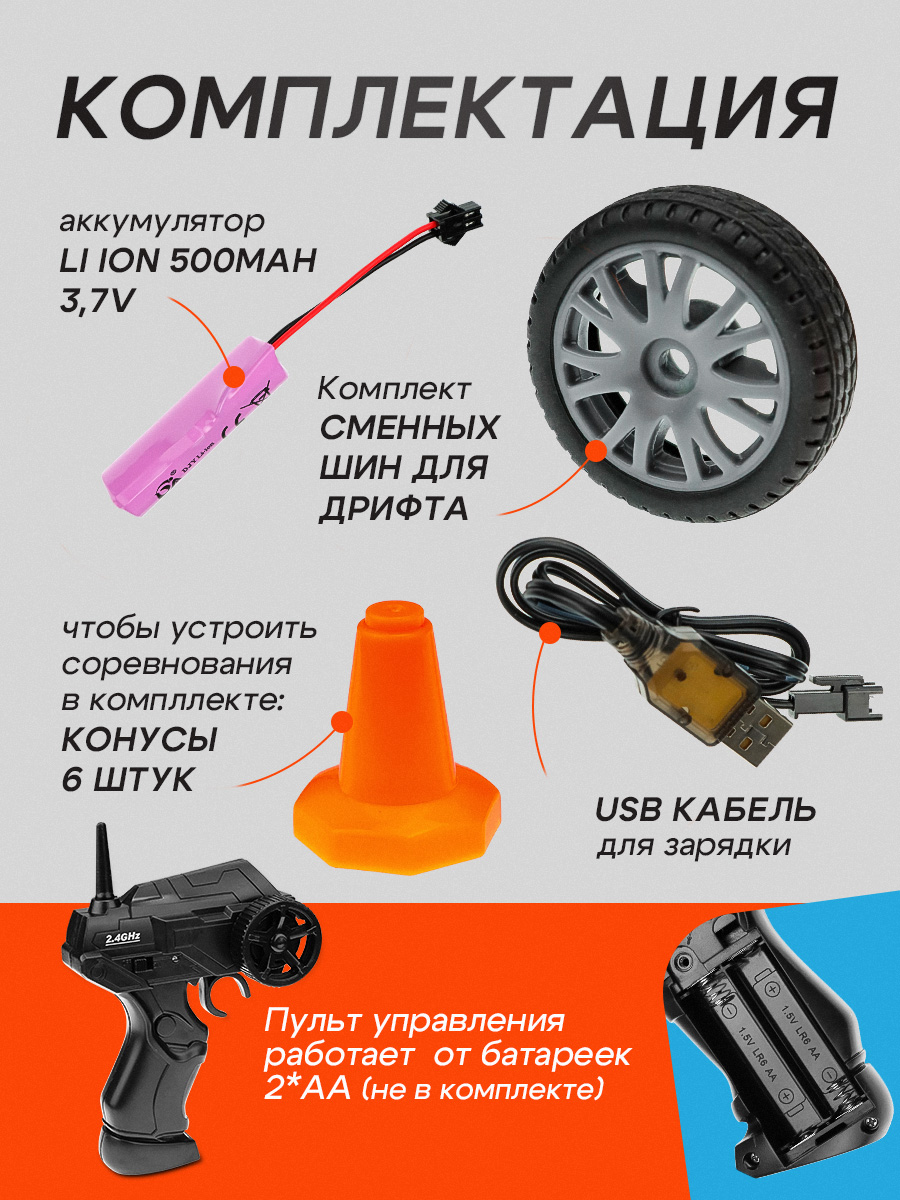 Автомобиль РУ Рыжий кот - фото 3