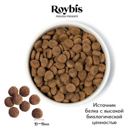Корм для собак Roybis 7кг с тунцом сухой полнорационный для средних и крупных пород