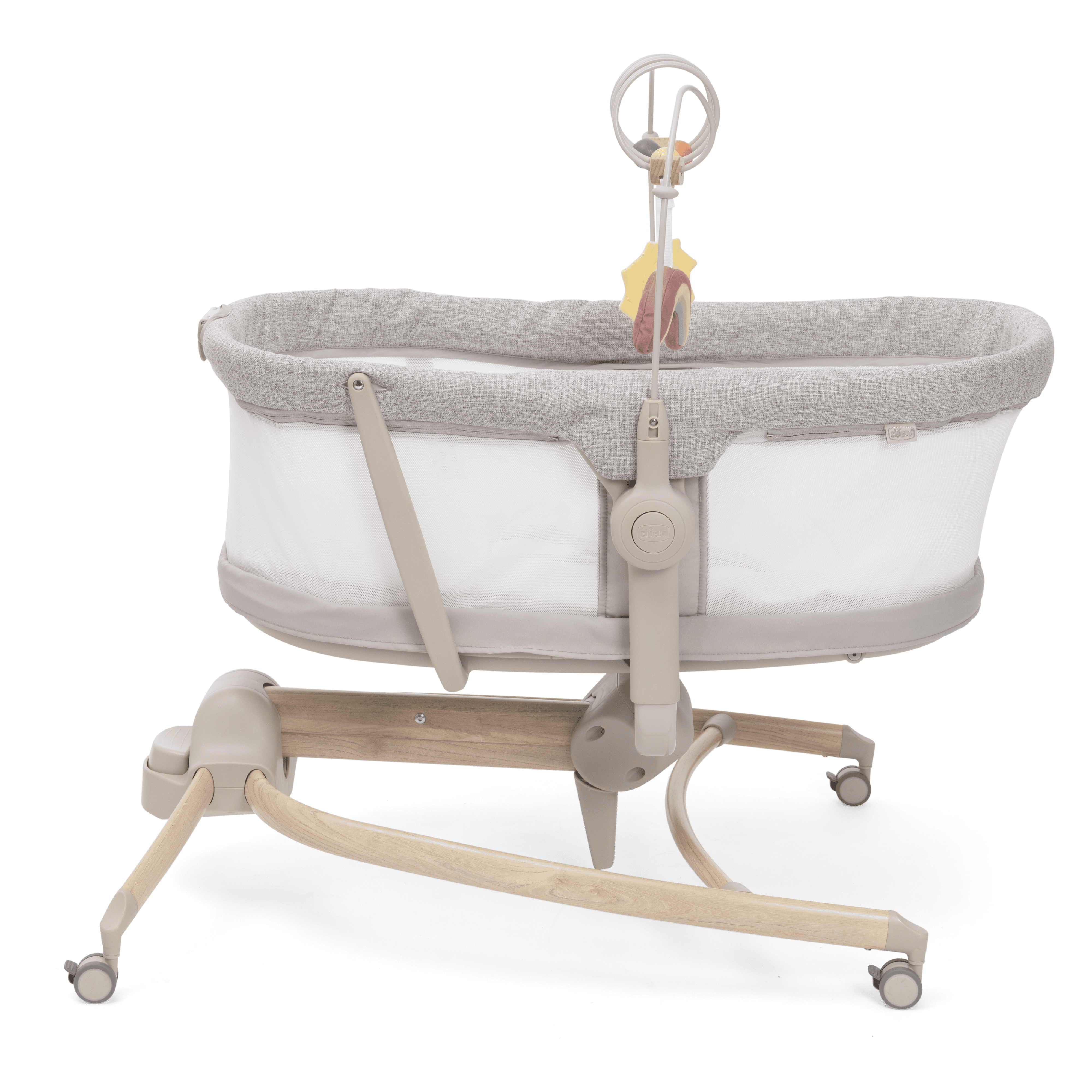 Детская кроватка Chicco Baby Hug Armonia 4в1 с рождения до 3 лет Scandinavian овальная, без маятника (бежевый) - фото 20
