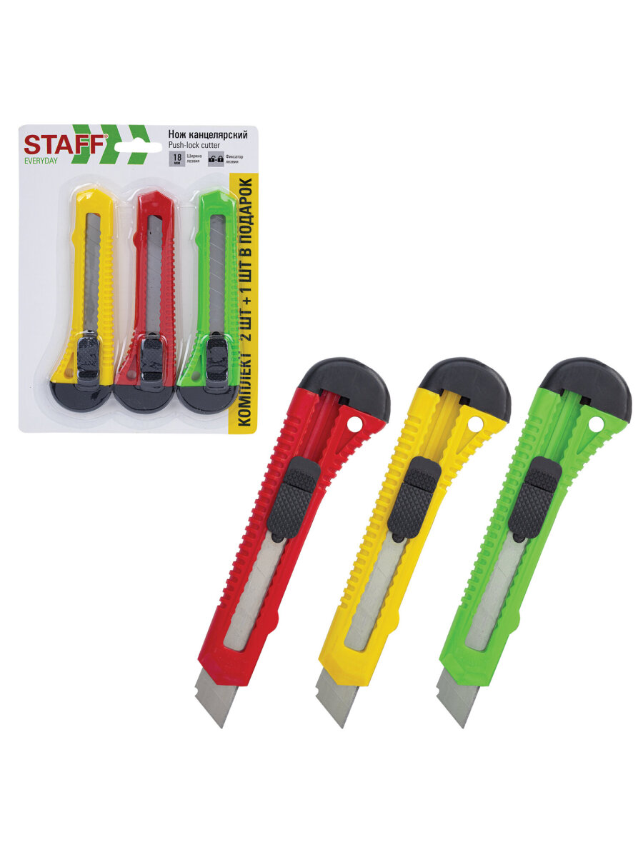 Канцелярский нож Staff - фото 8