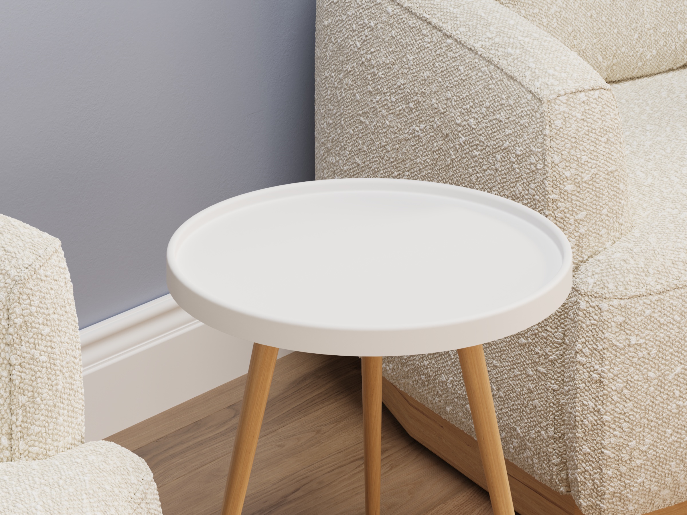 Стол журнальный SLINE Келли Л белый - фото 8