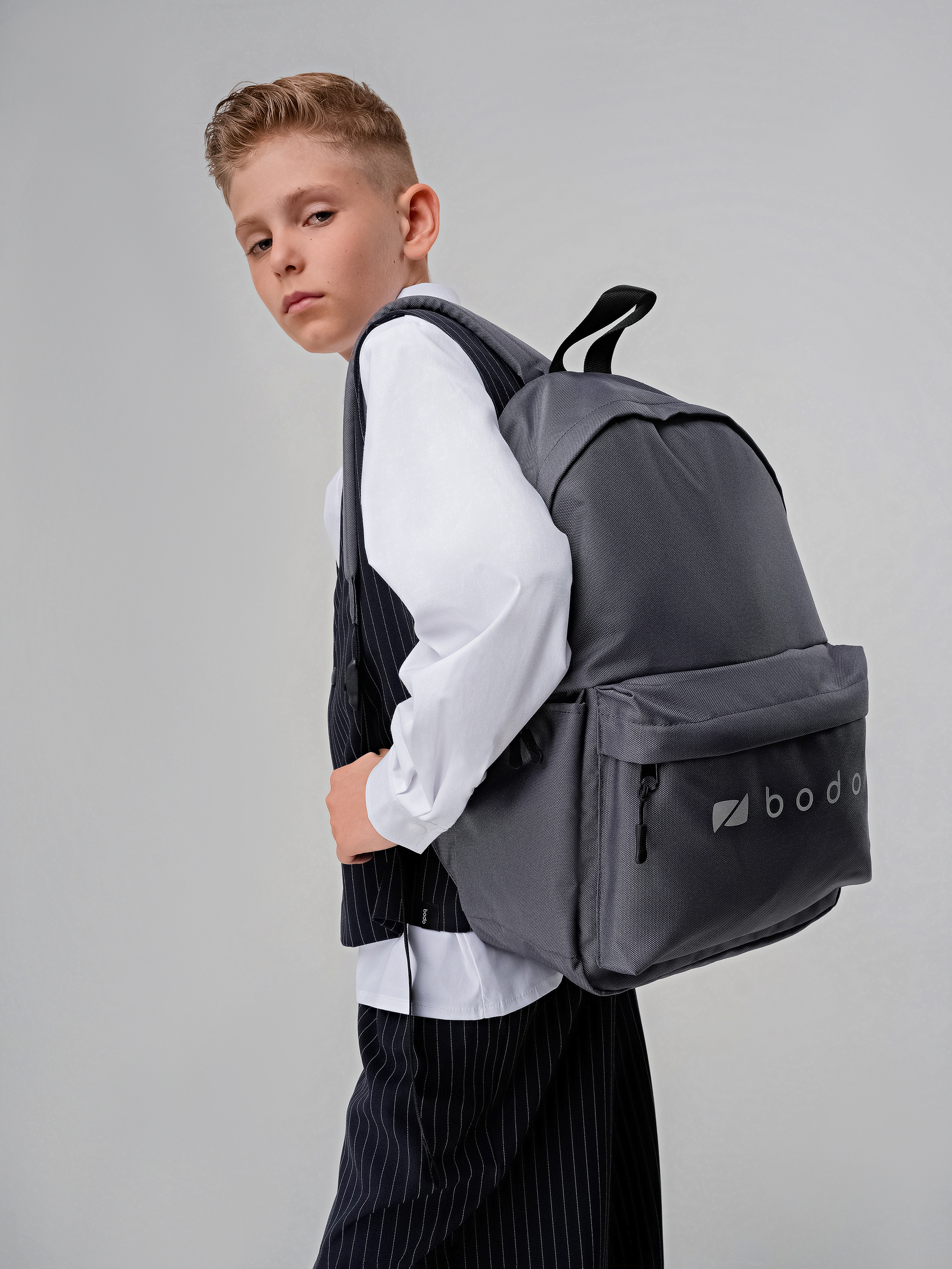Рюкзак Bodo 34-56_серый - фото 2