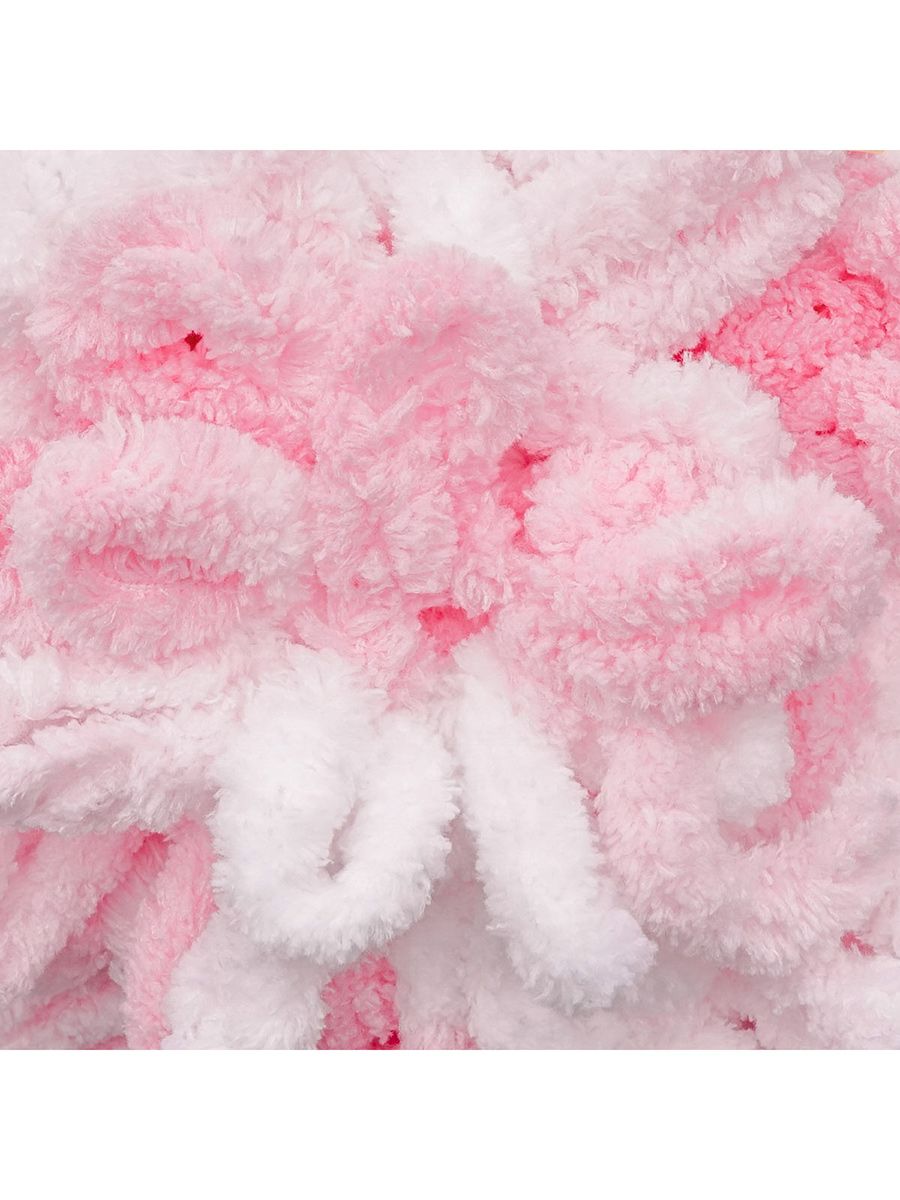 Пряжа для вязания Alize puffy color 100 г 9 м микрополиэстер плюшевая мягкая 5863 секционный 5 мотков - фото 7