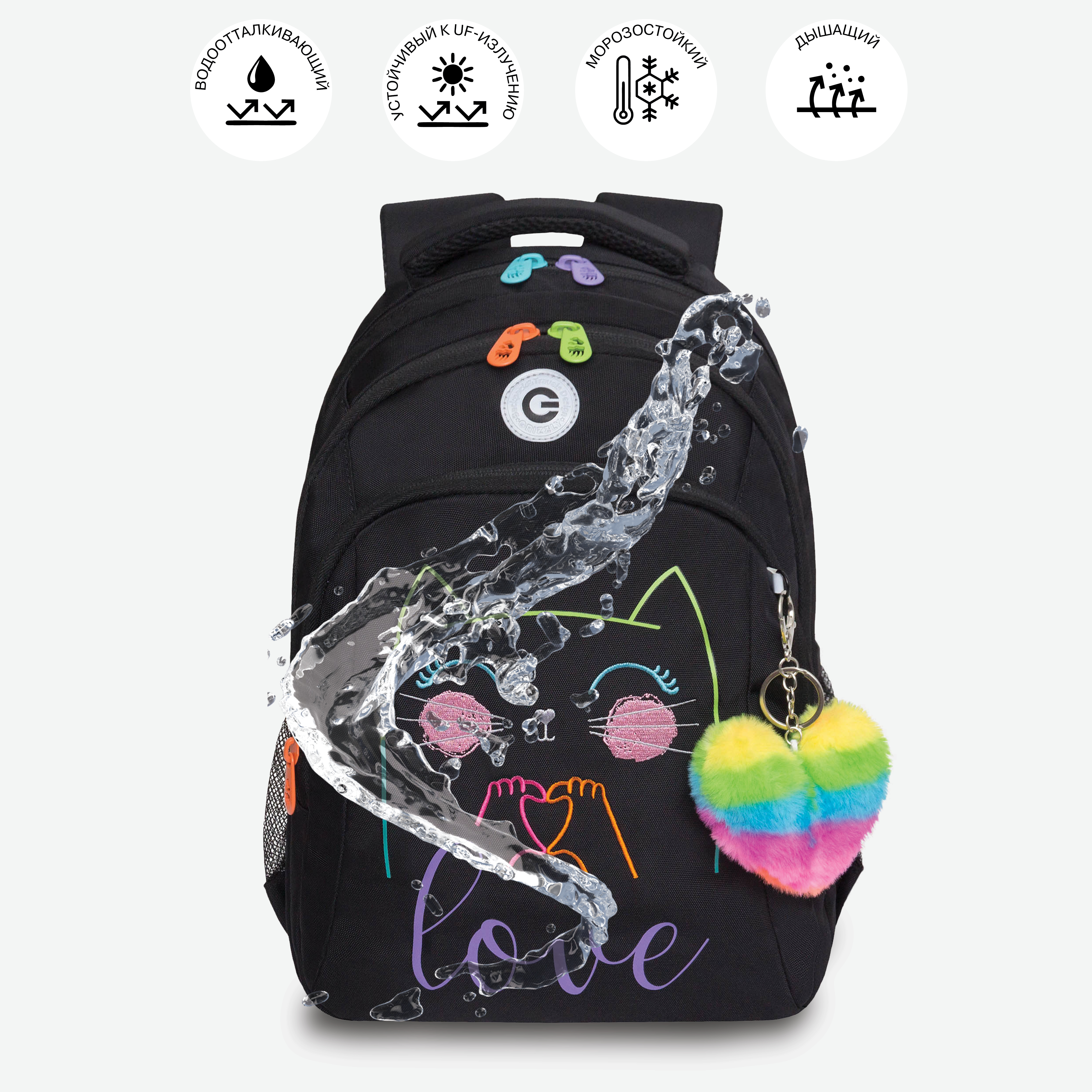 Рюкзак Grizzly для девочки - фото 9