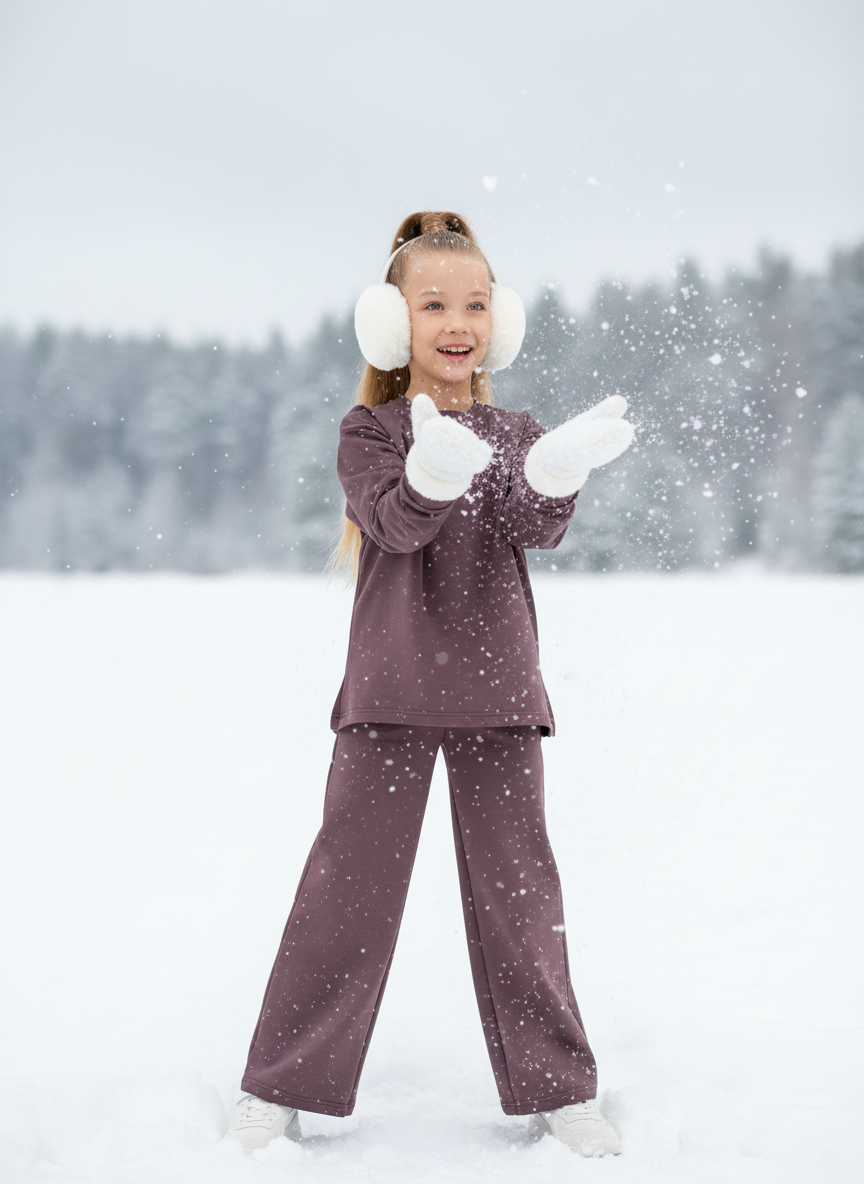 Костюм Утенок 7065 слива - фото 5