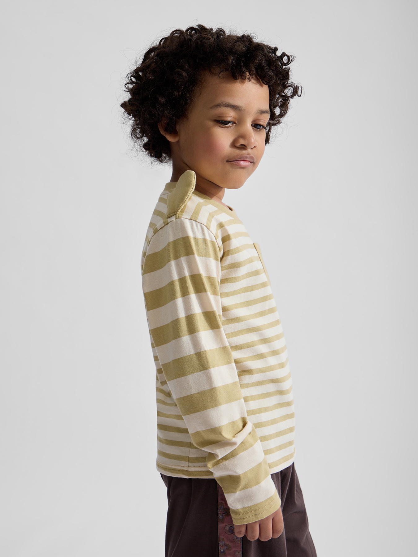 Лонгслив Happy Baby 88694-1_khaki - фото 4