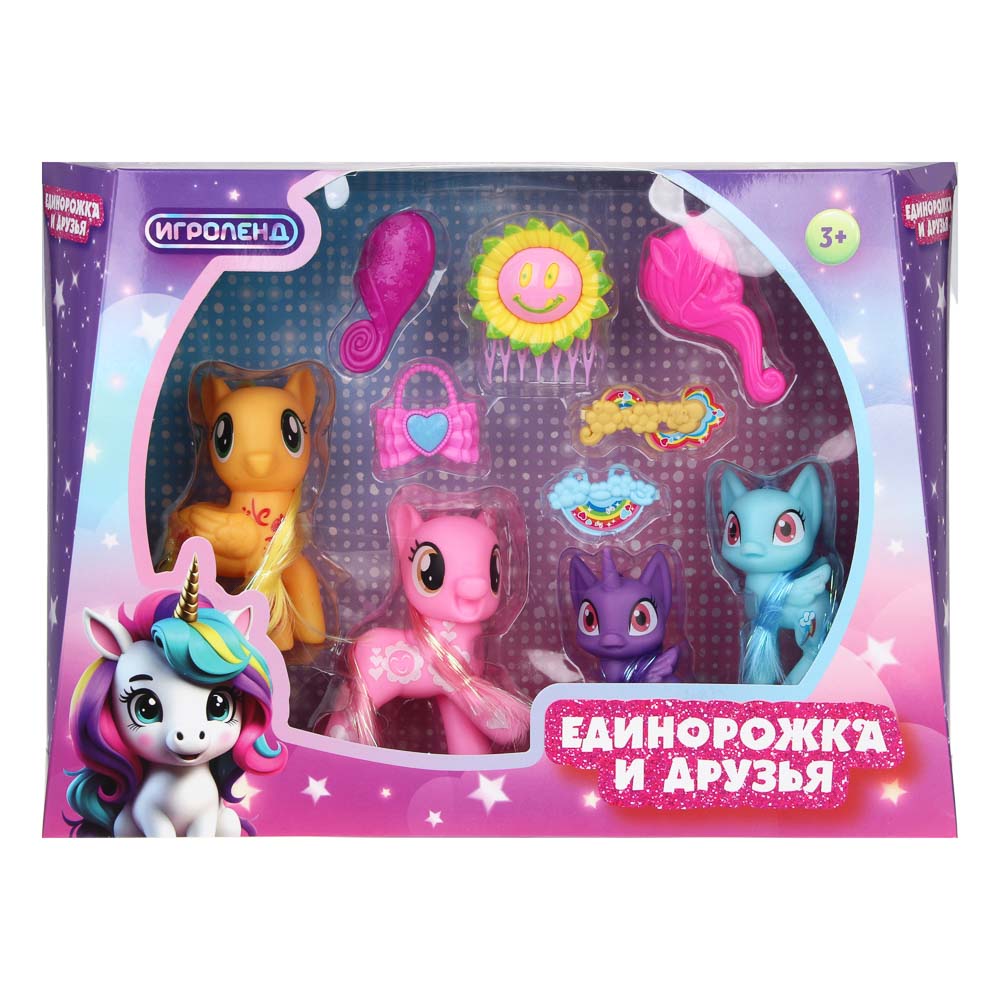 Игровой набор Игроленд Единорожка и друзья - фото 1