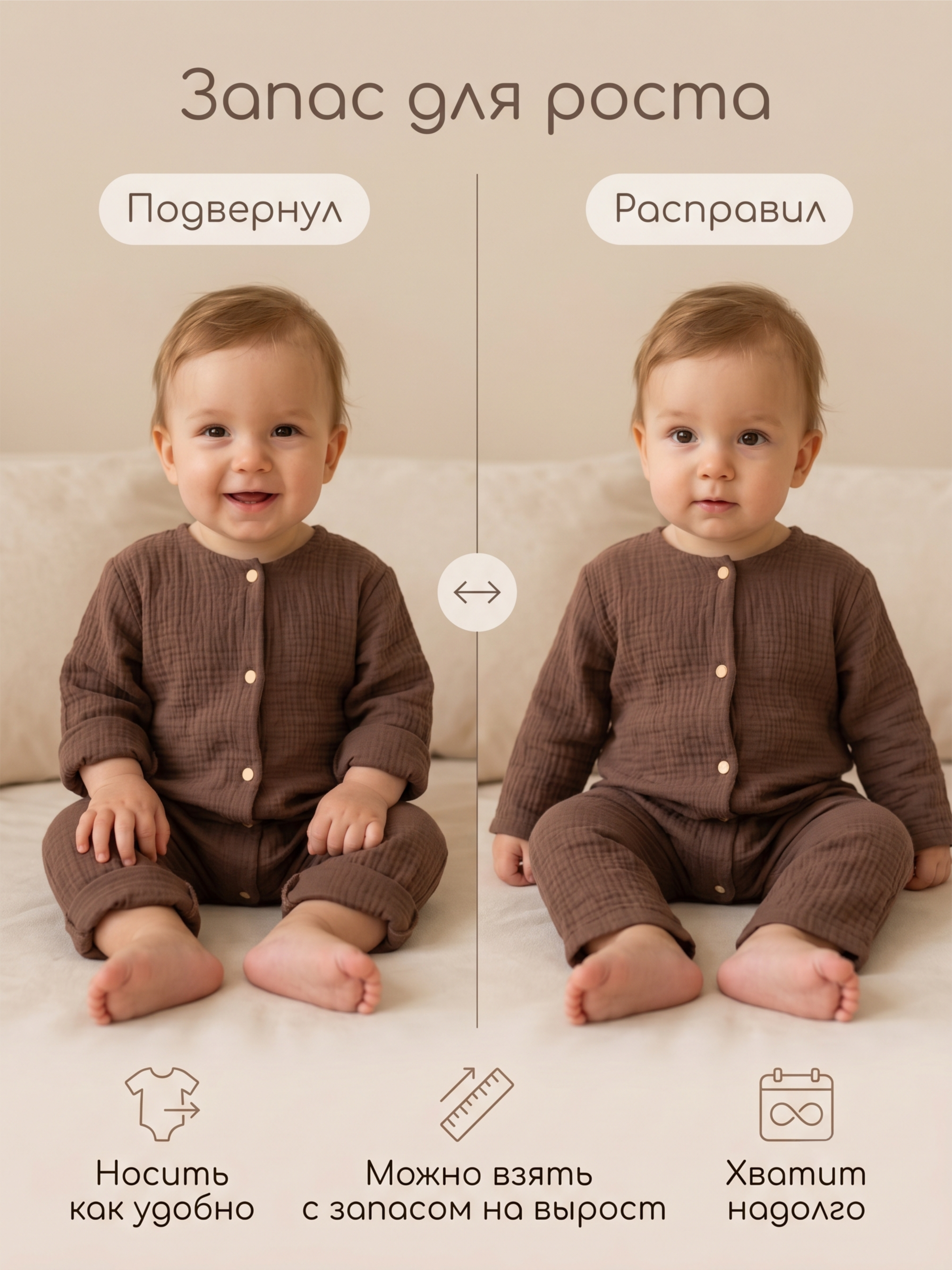 Комбинезон СОННЫЙ ГНОМИК 1003/4 - фото 5