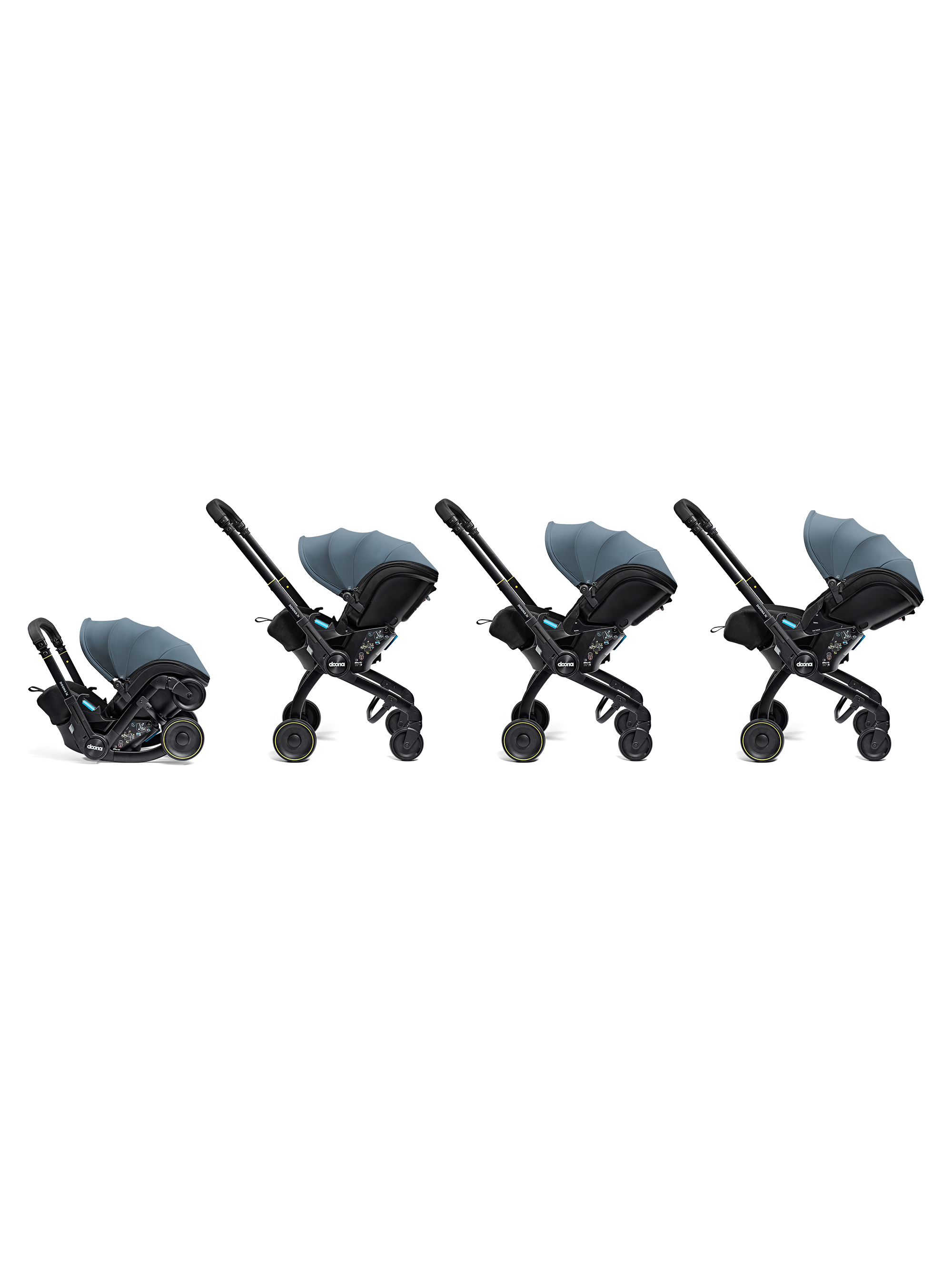 Автокресло Doona X Ocean Blue Isofix 0 (0 -13 кг) синий - фото 12